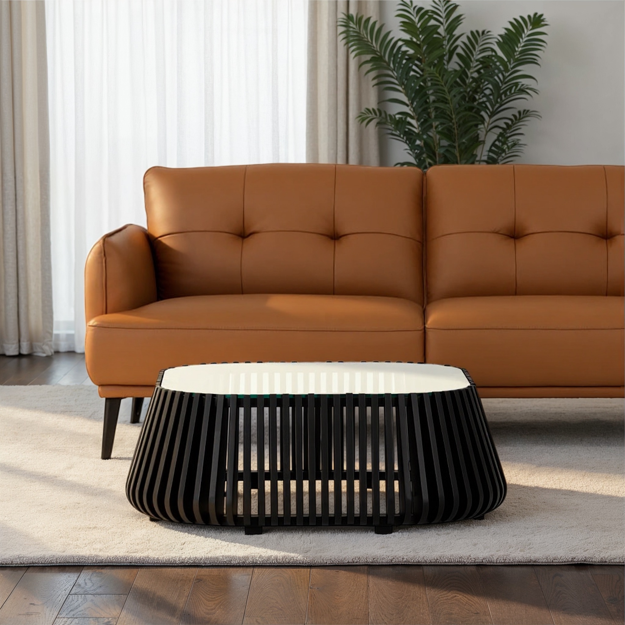 Maya Low Coffee Table, Black