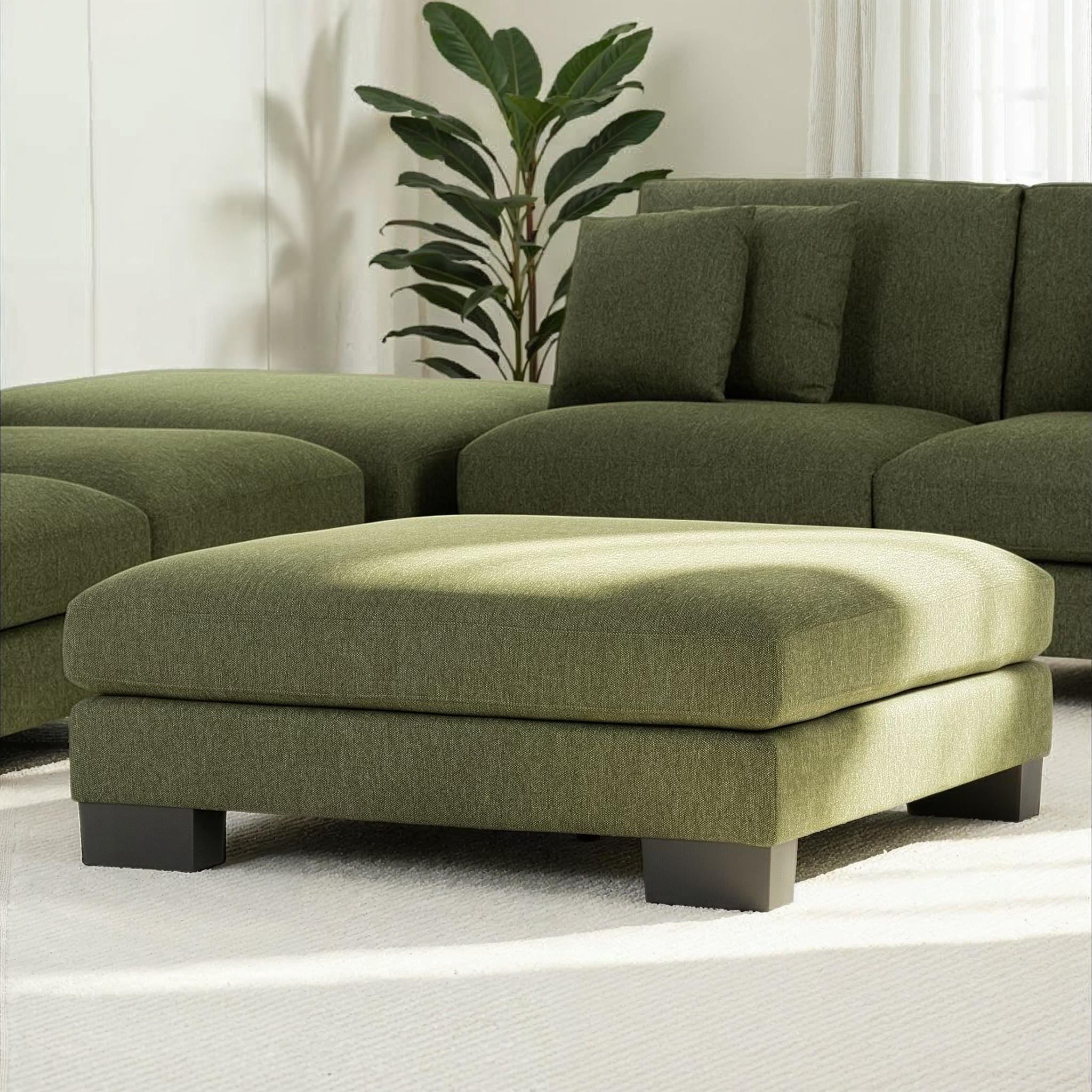 Mayfield Ottoman, Green