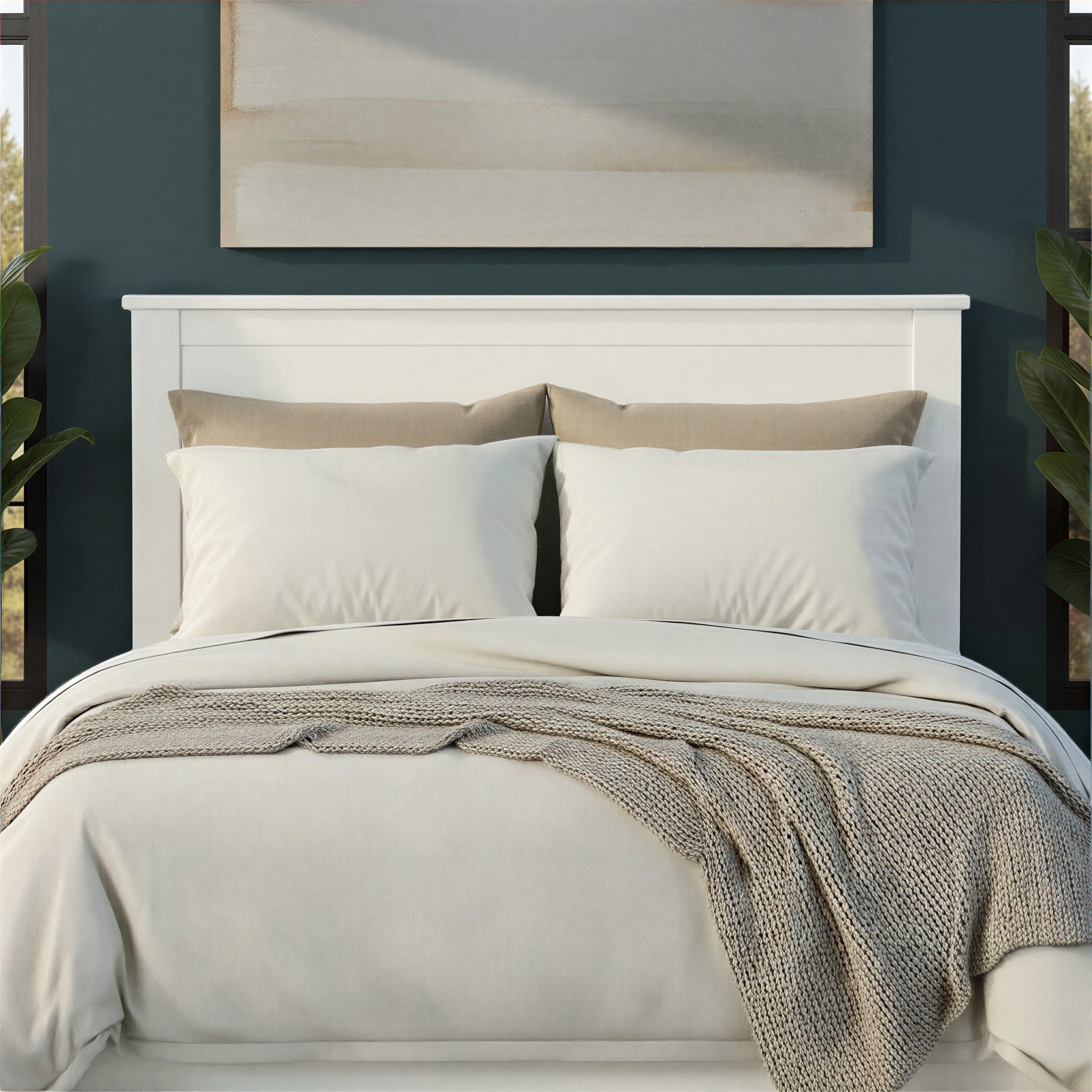 Miller Double/Queen Headboard, White