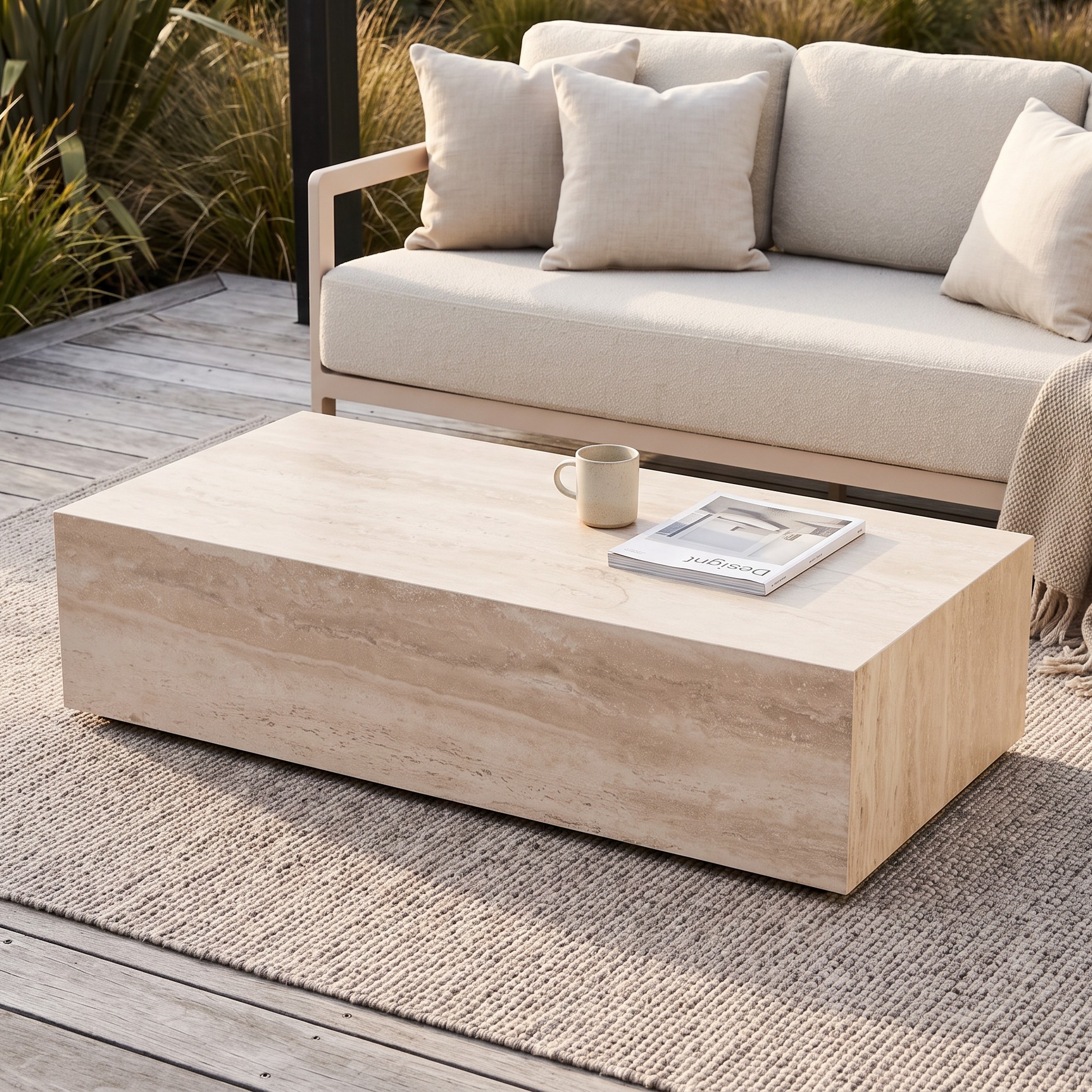 Monaco Outdoor Coffee Table - W120
