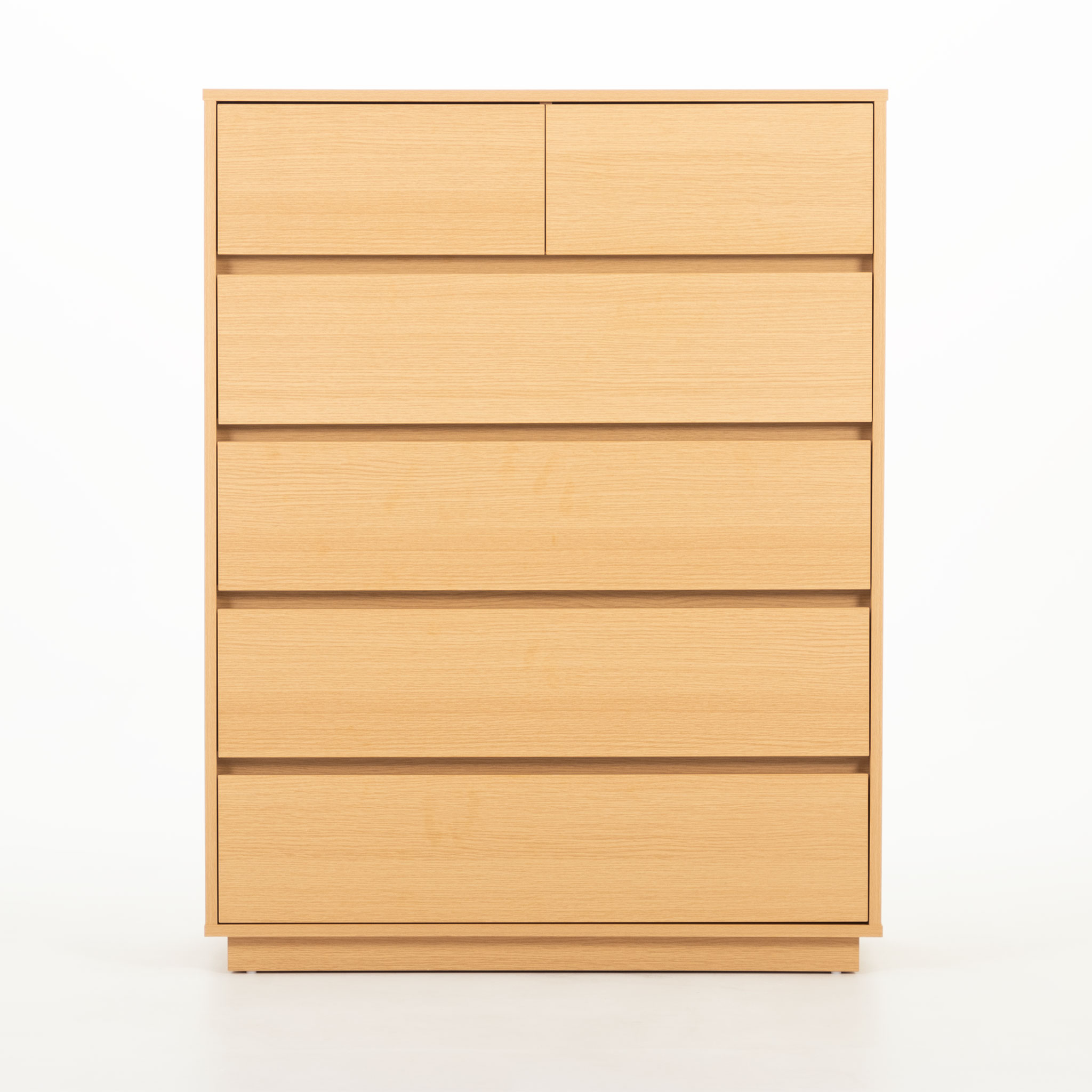 Myra 6 Drawer Tallboy KD, Light Oak