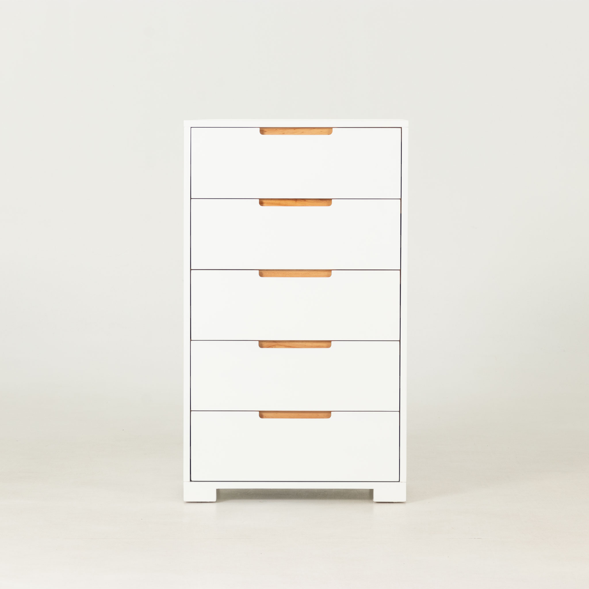 Nova 5 Drawer Chest - W60, White