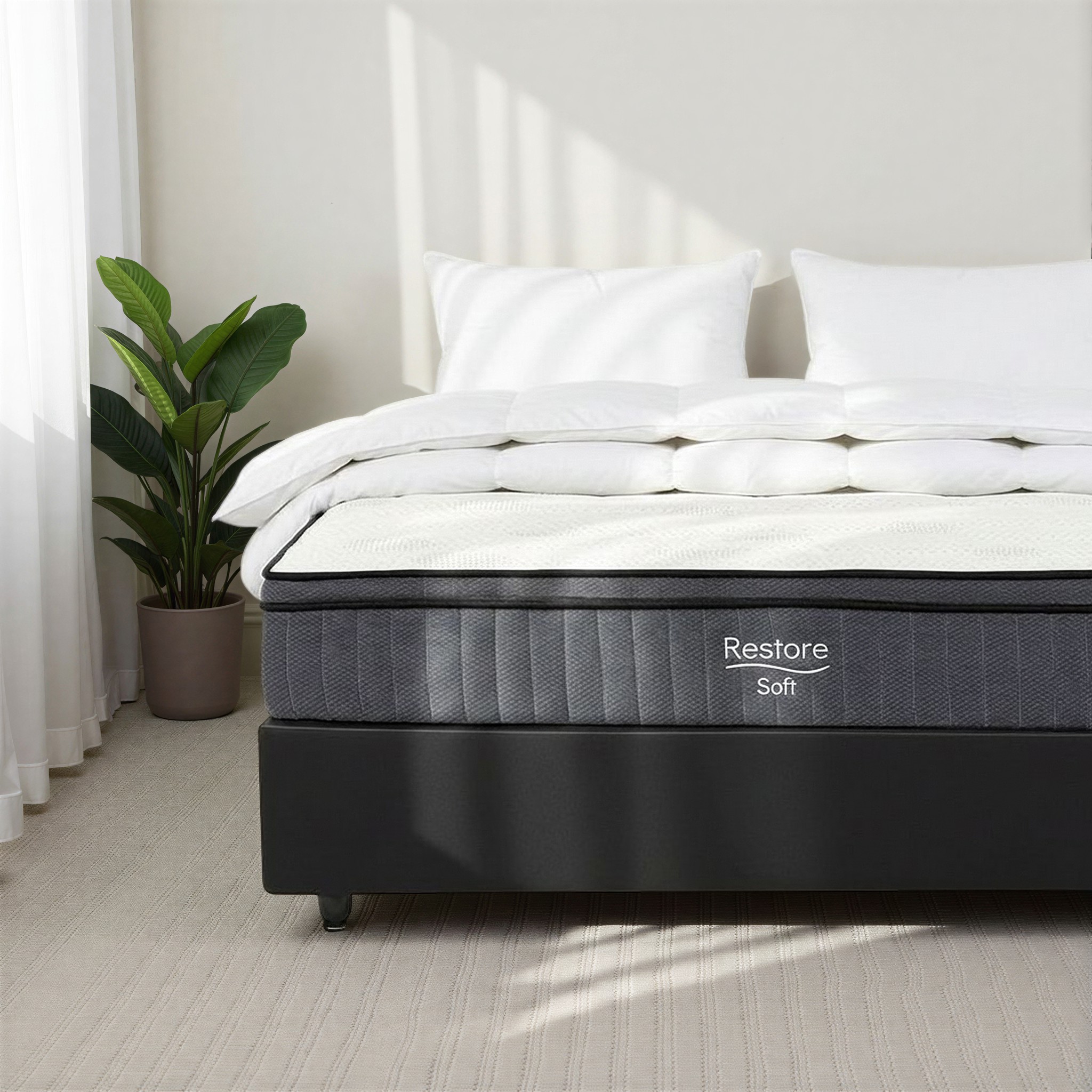 Restore Queen Boxed Mattress, Soft