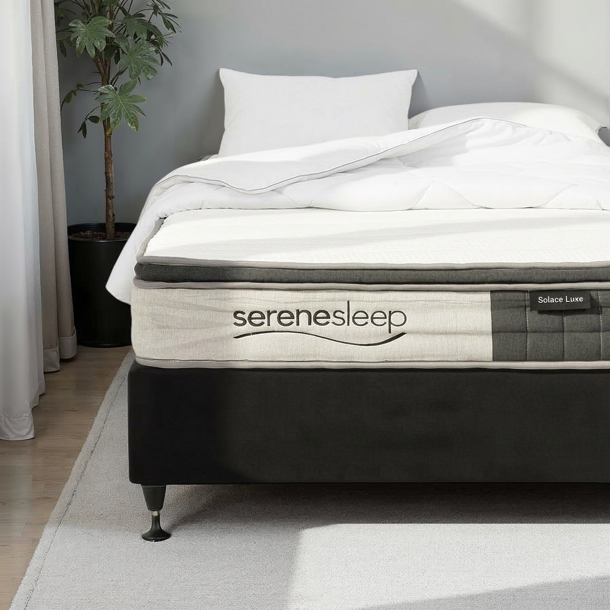 Solace Luxe Pocket Spring King Single Mattress, Medium