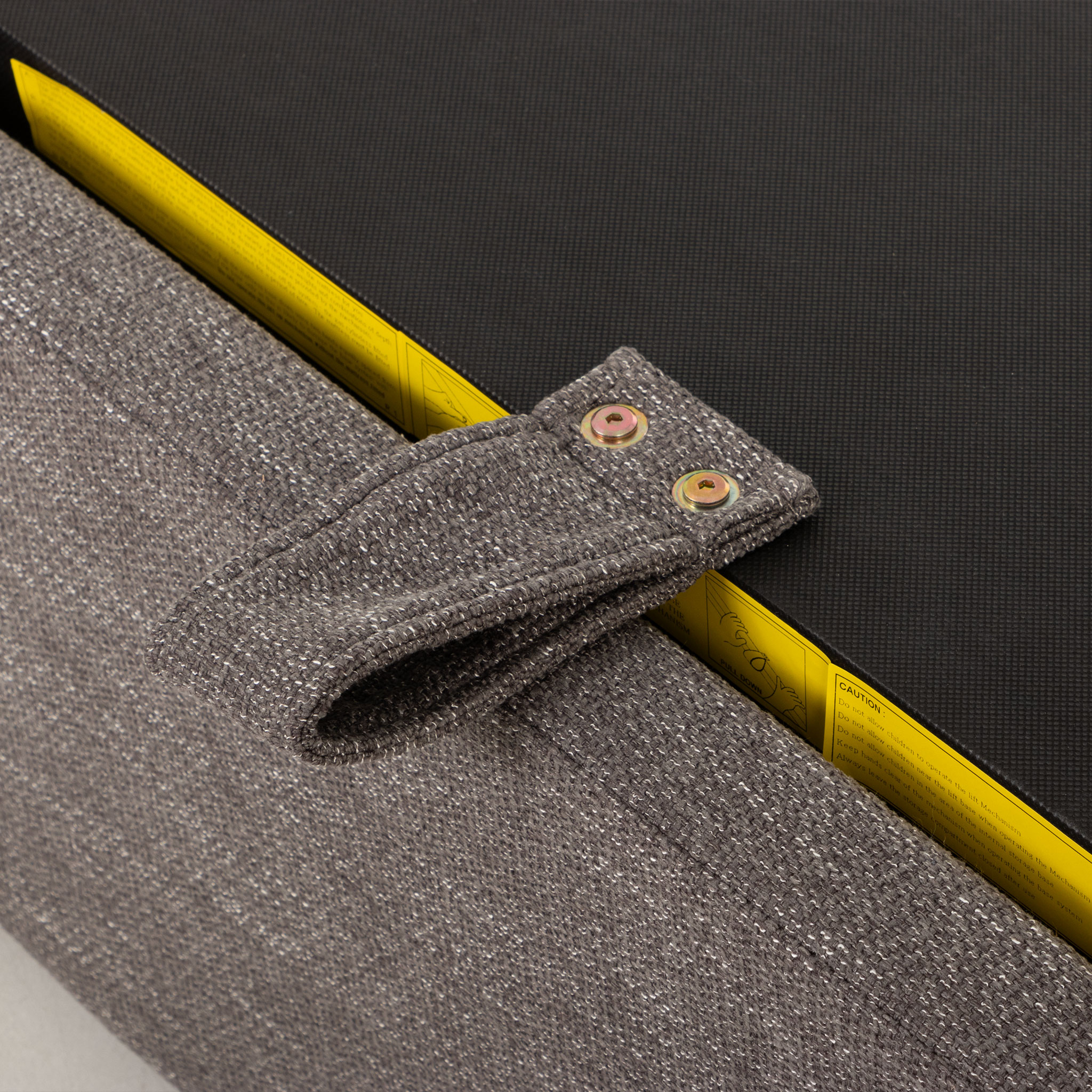 Lift Up Mattress Base - Single, Dark Grey