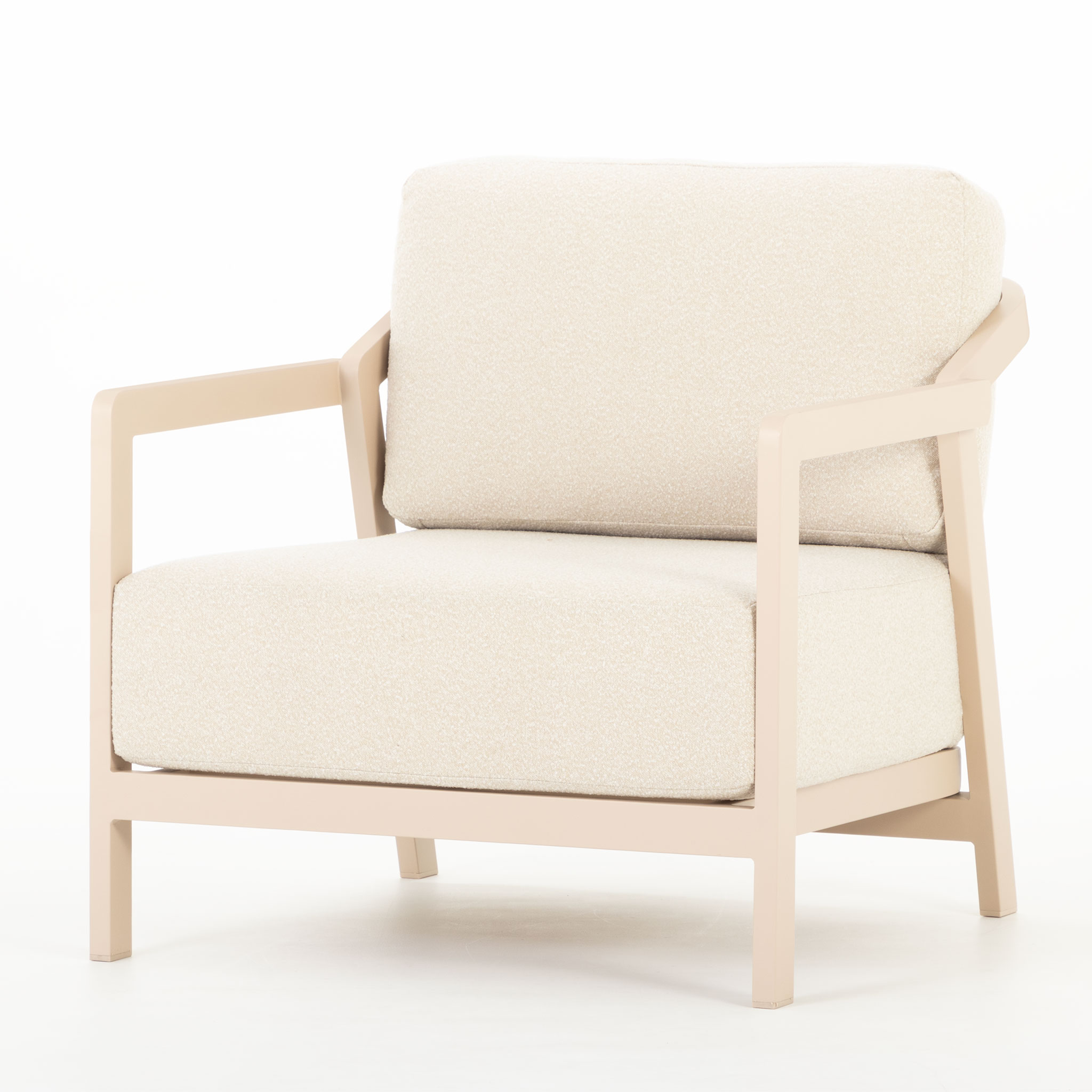 Rhodes Outdoor One Seater, Taupe