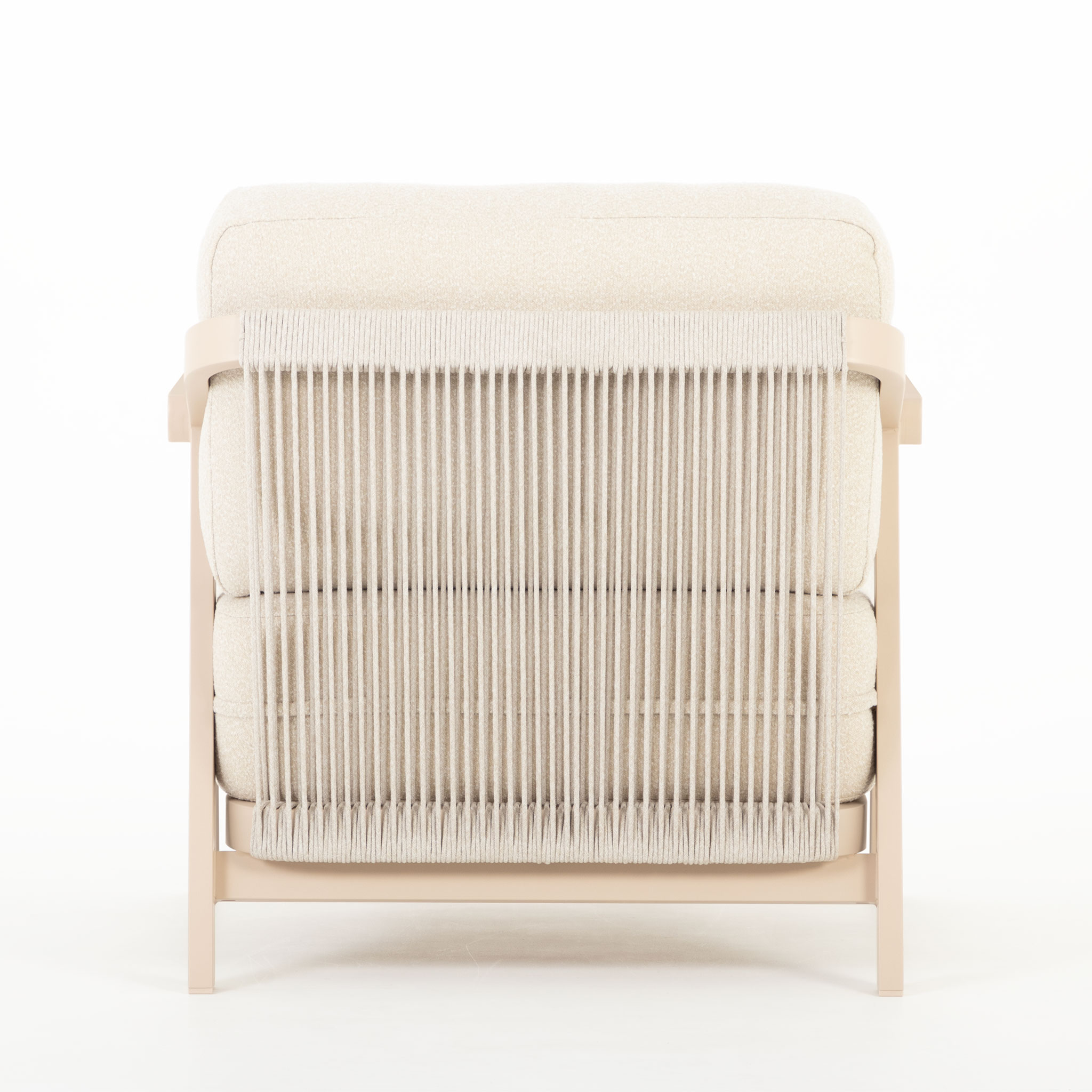 Rhodes Outdoor One Seater, Taupe
