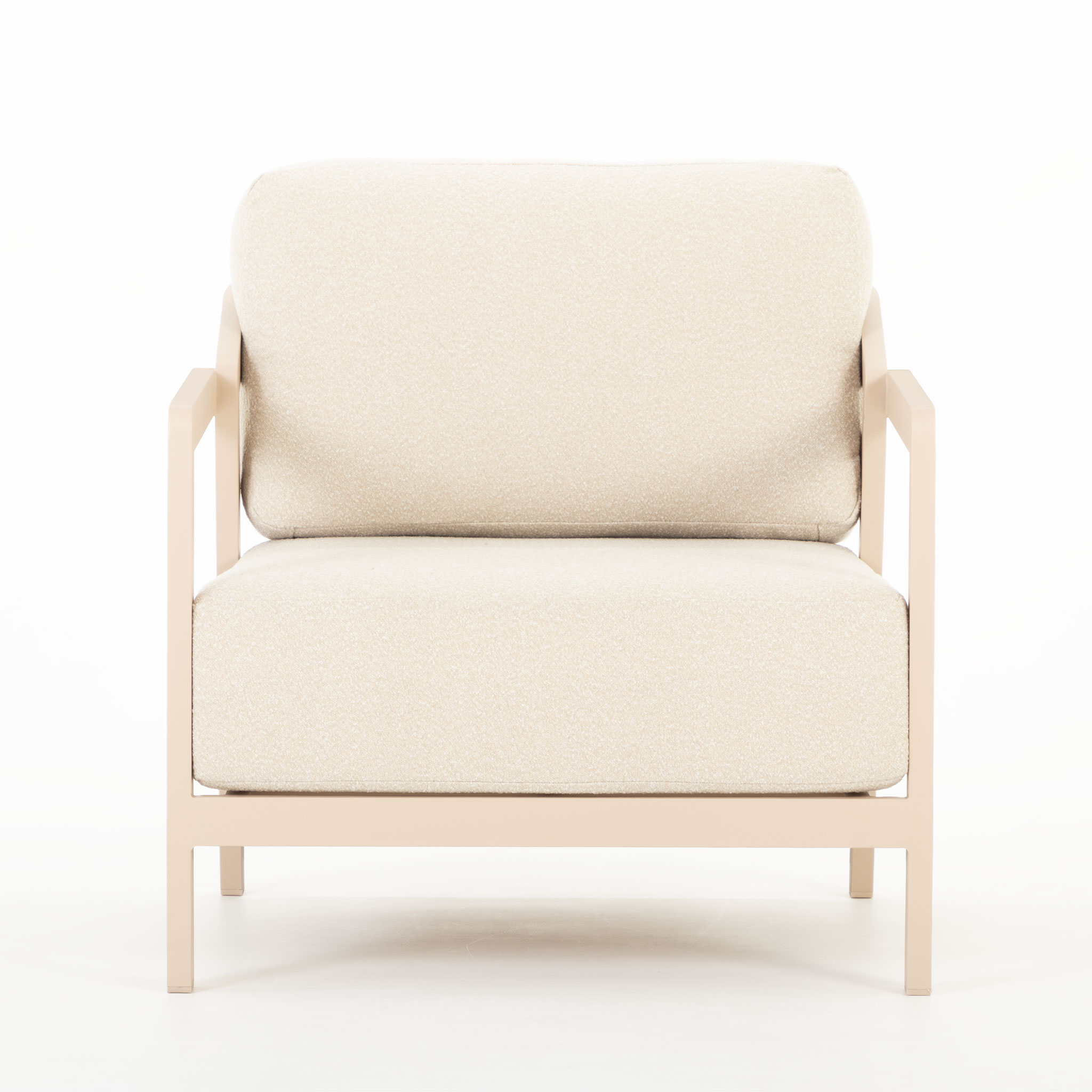 Rhodes Outdoor One Seater, Taupe