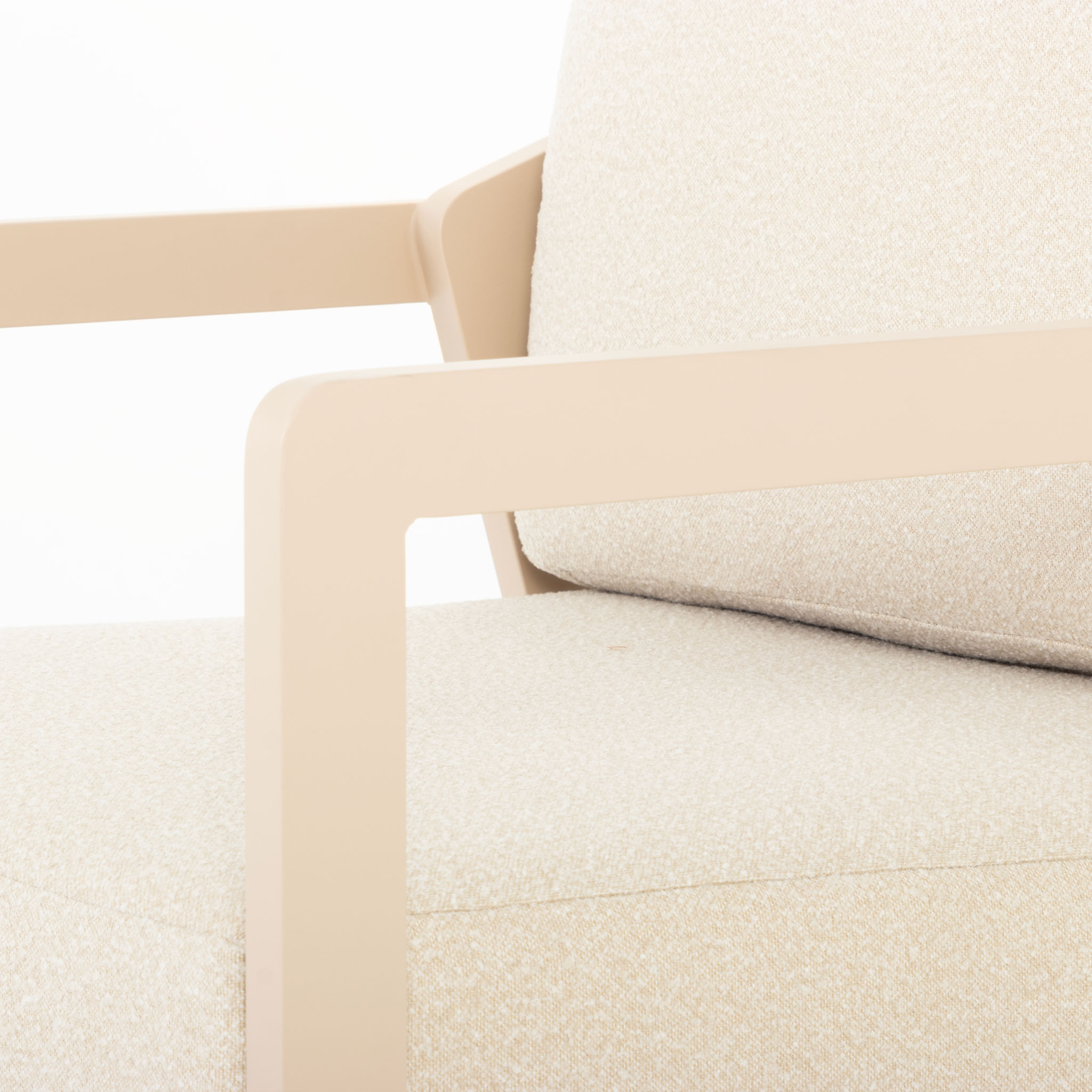 Rhodes Outdoor One Seater, Taupe