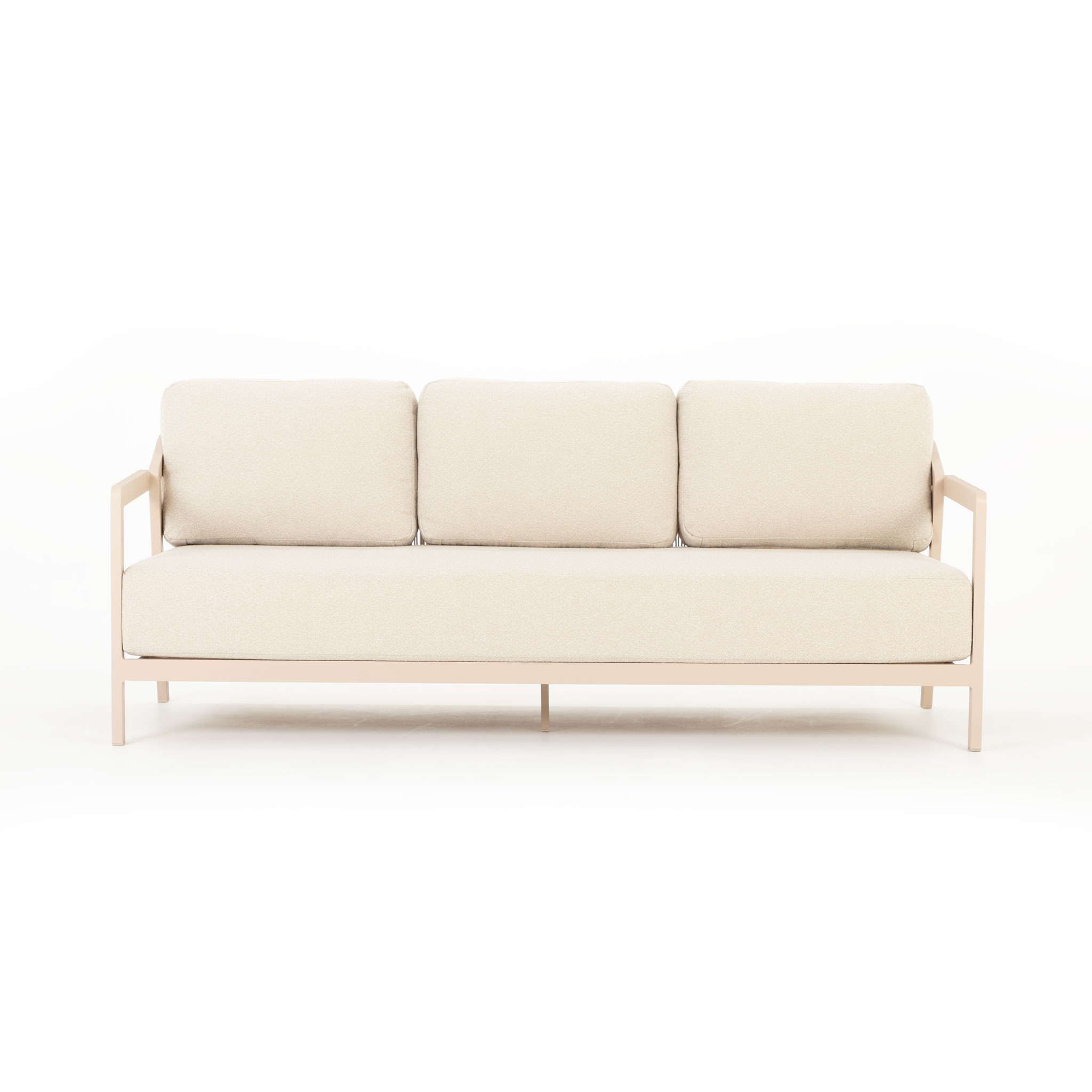 Rhodes Outdoor 3 Seater, Taupe