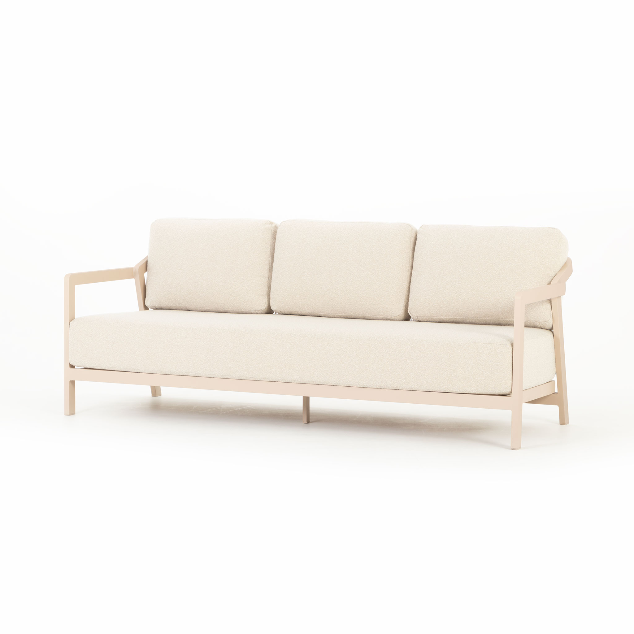 Rhodes Outdoor 3 Seater, Taupe