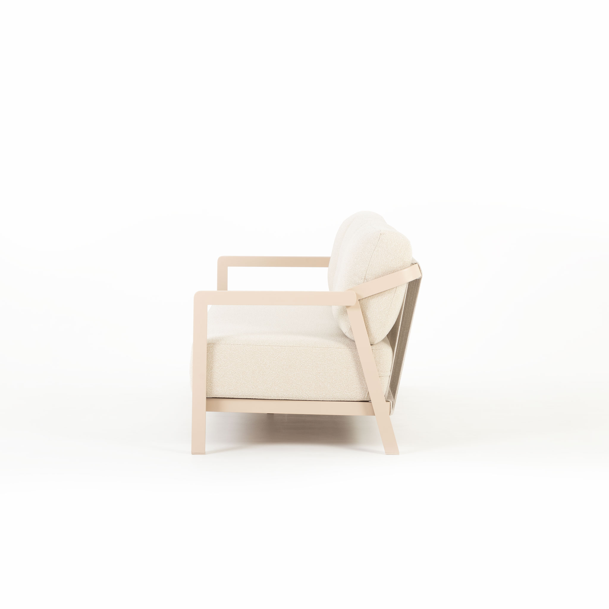 Rhodes Outdoor 3 Seater, Taupe