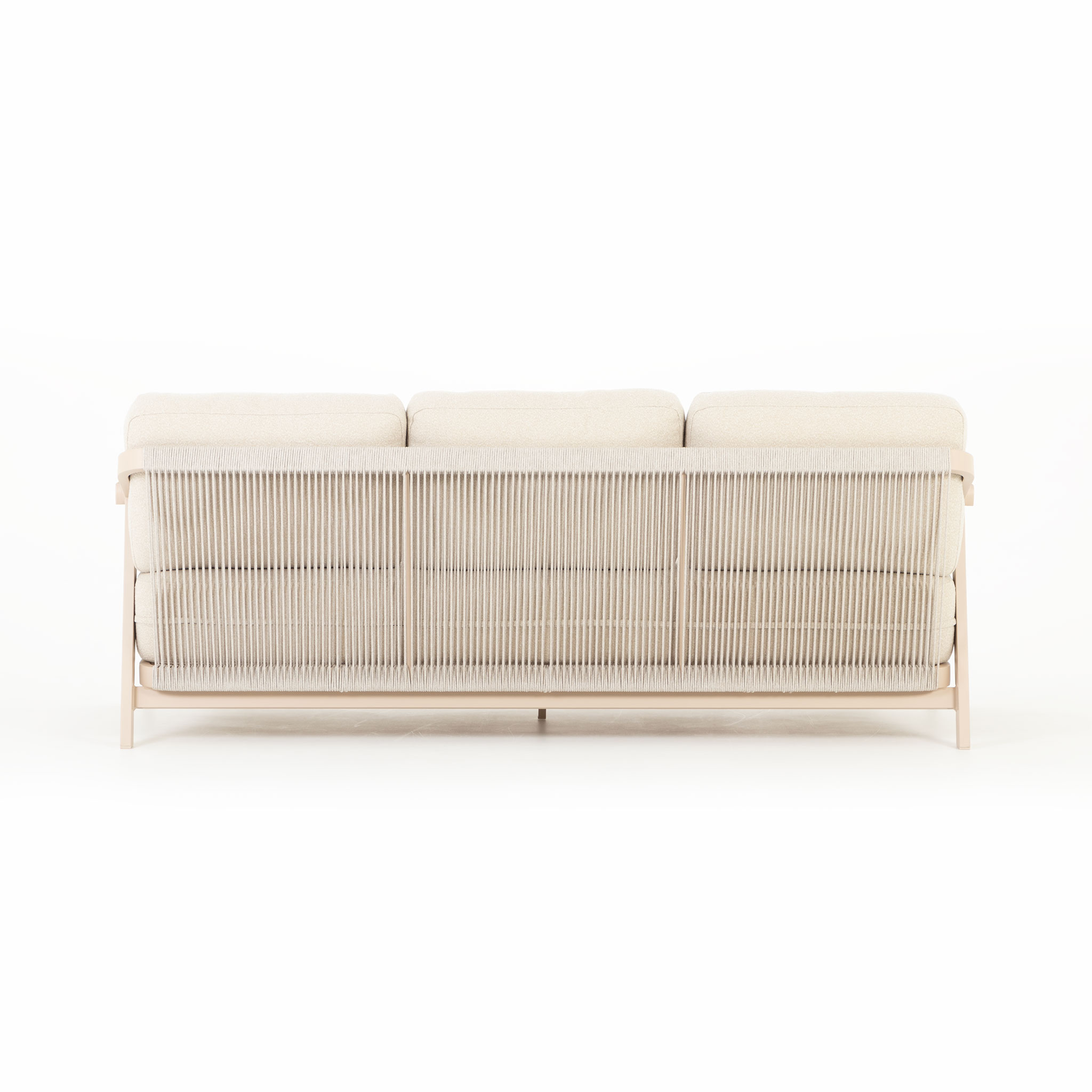 Rhodes Outdoor 3 Seater, Taupe