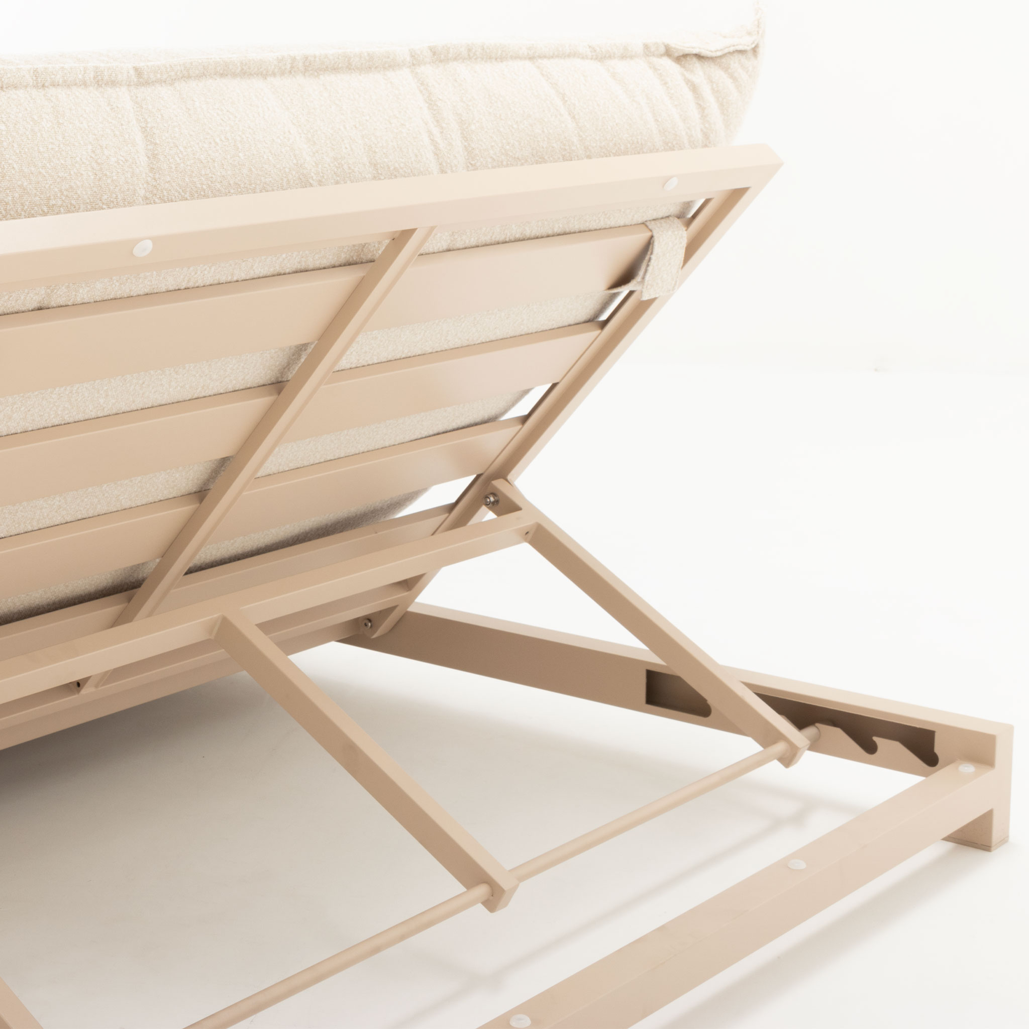 Rhodes Outdoor Daybed, Taupe