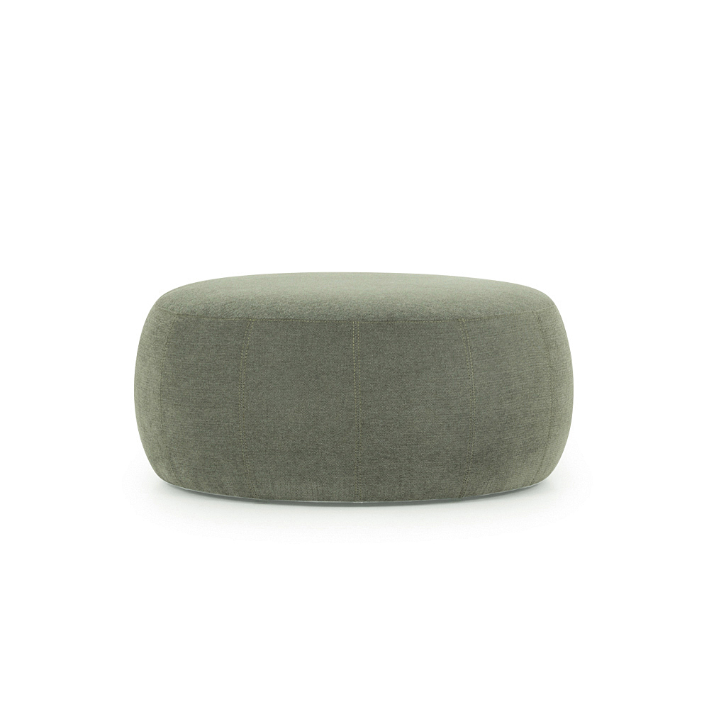 Kurt Ottoman - Large, Green