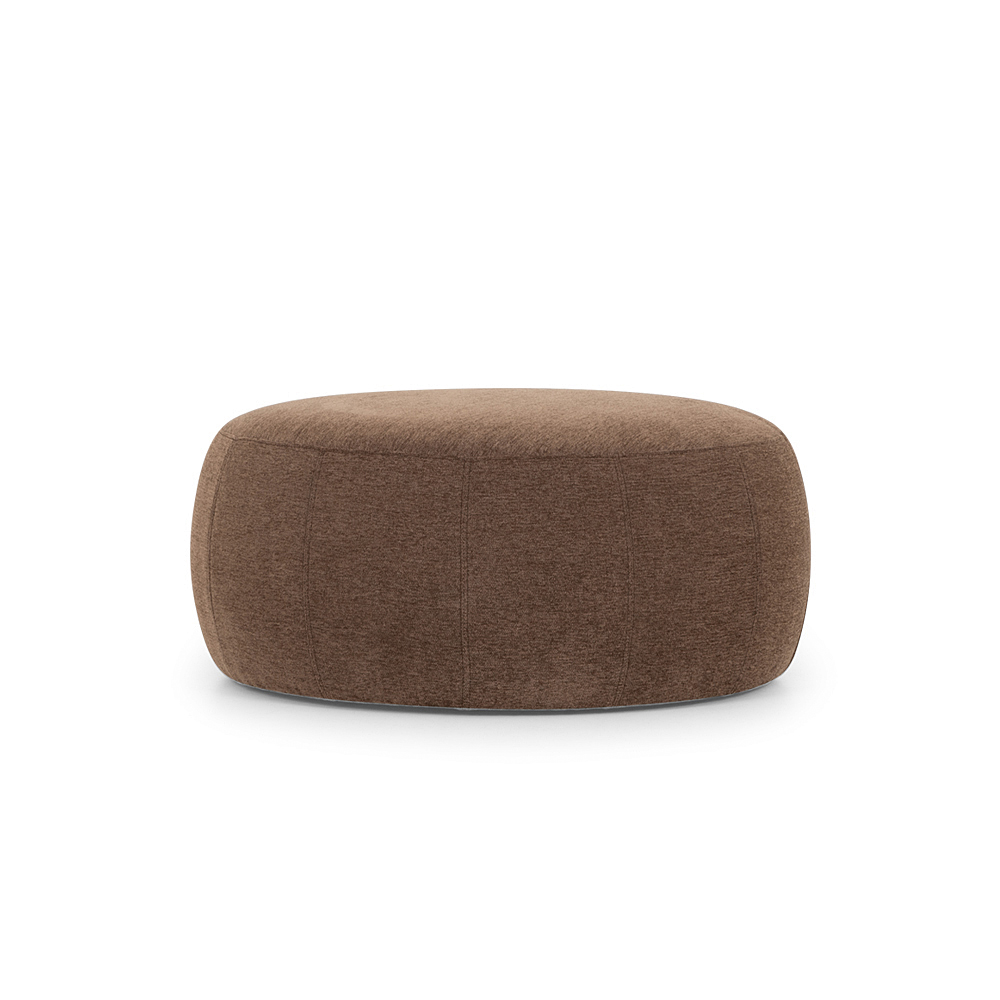 Kurt Ottoman - Large, Brown