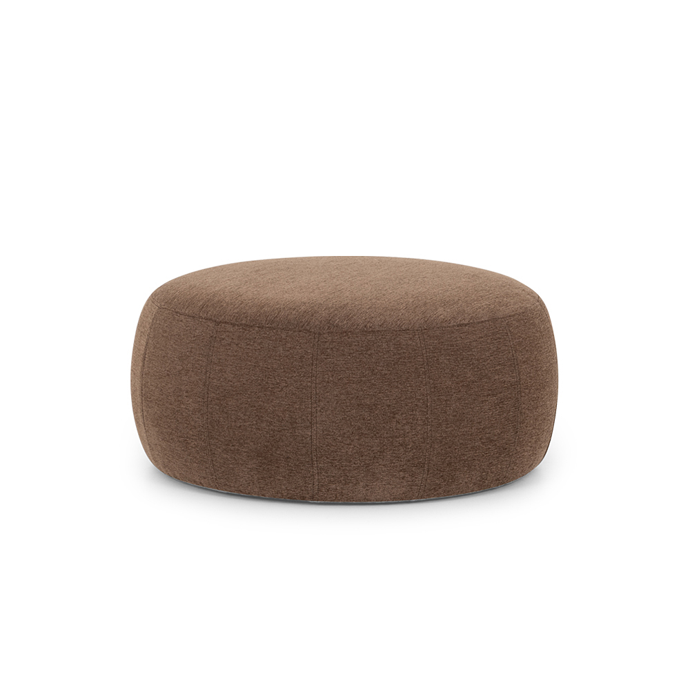 Kurt Ottoman - Large, Brown