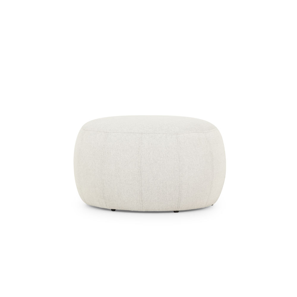 Kurt Ottoman - Small, Light Grey