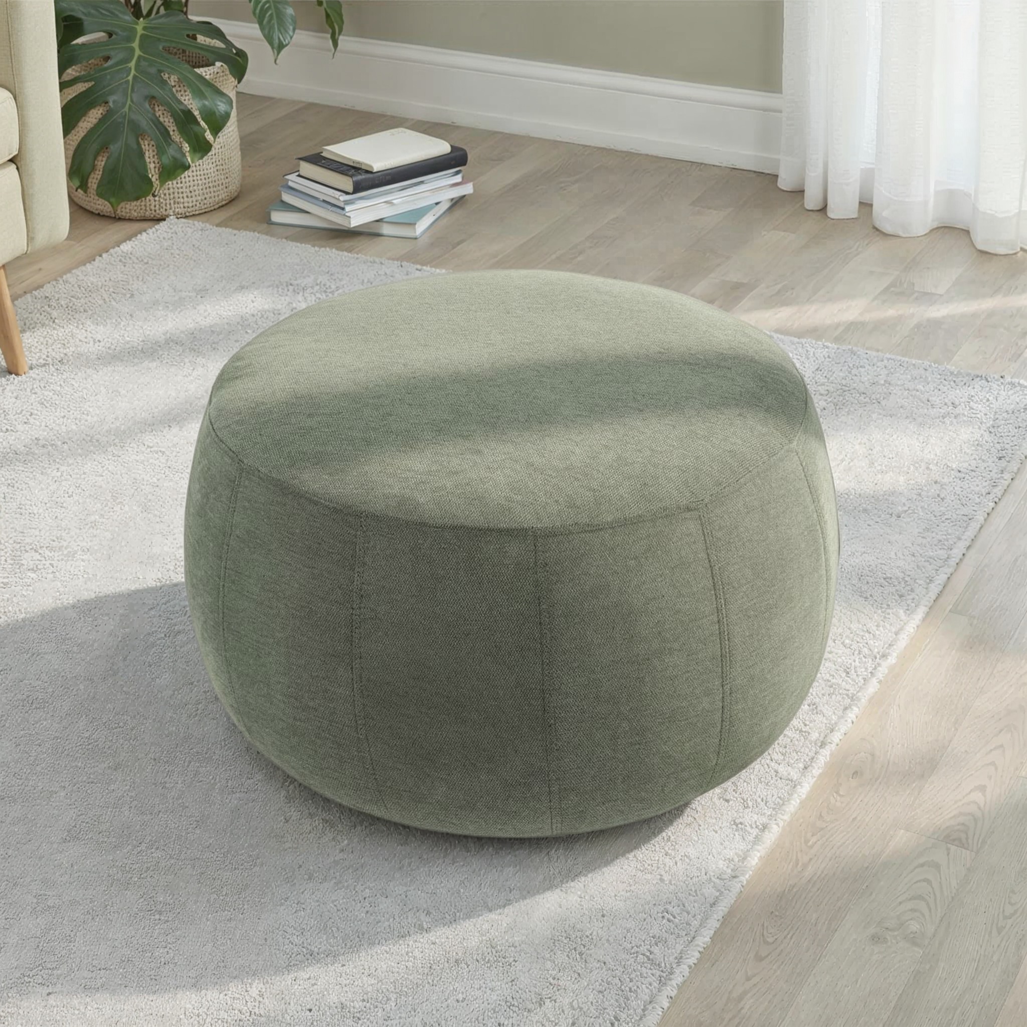 Kurt Ottoman - Small, Green