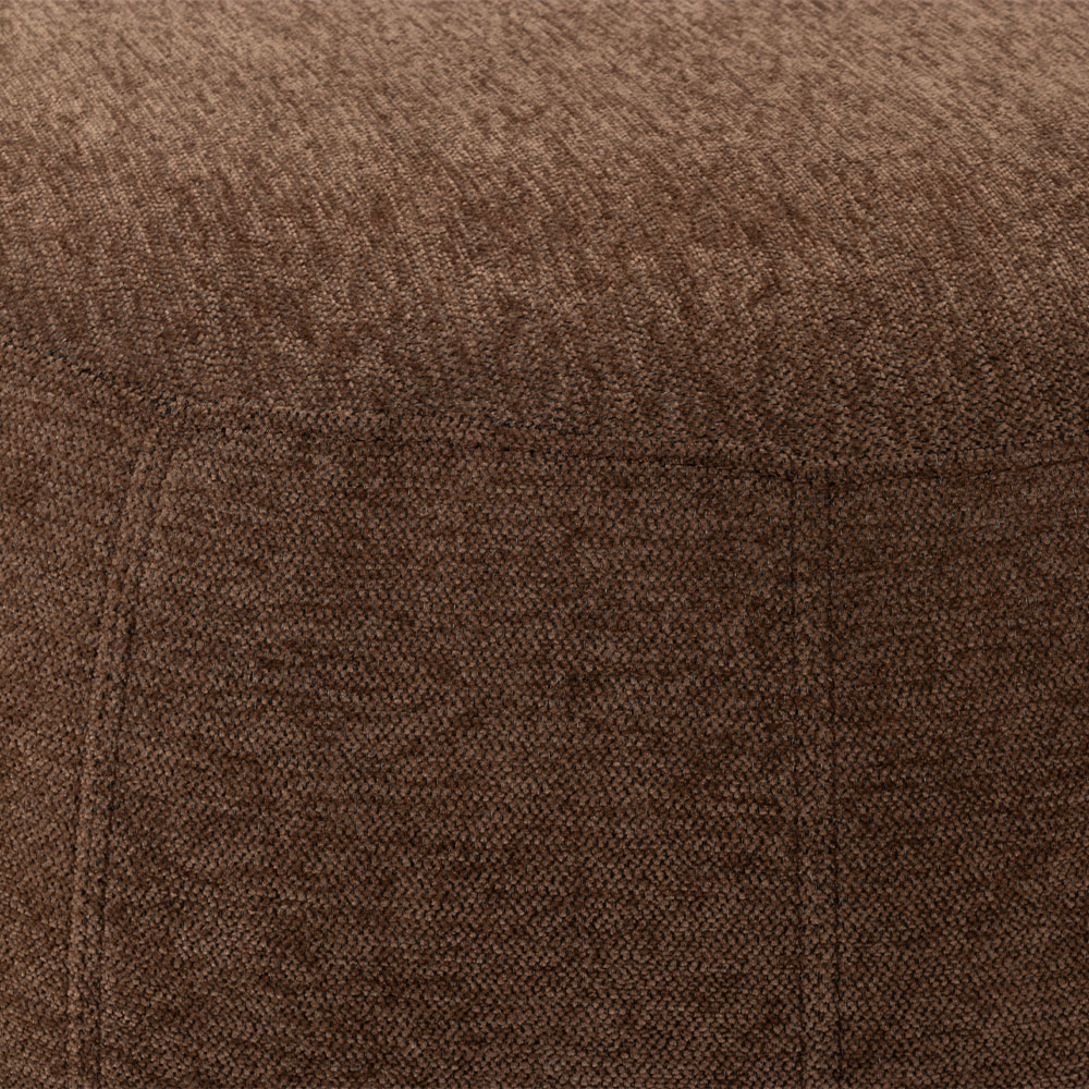 Kurt Ottoman - Small, Brown