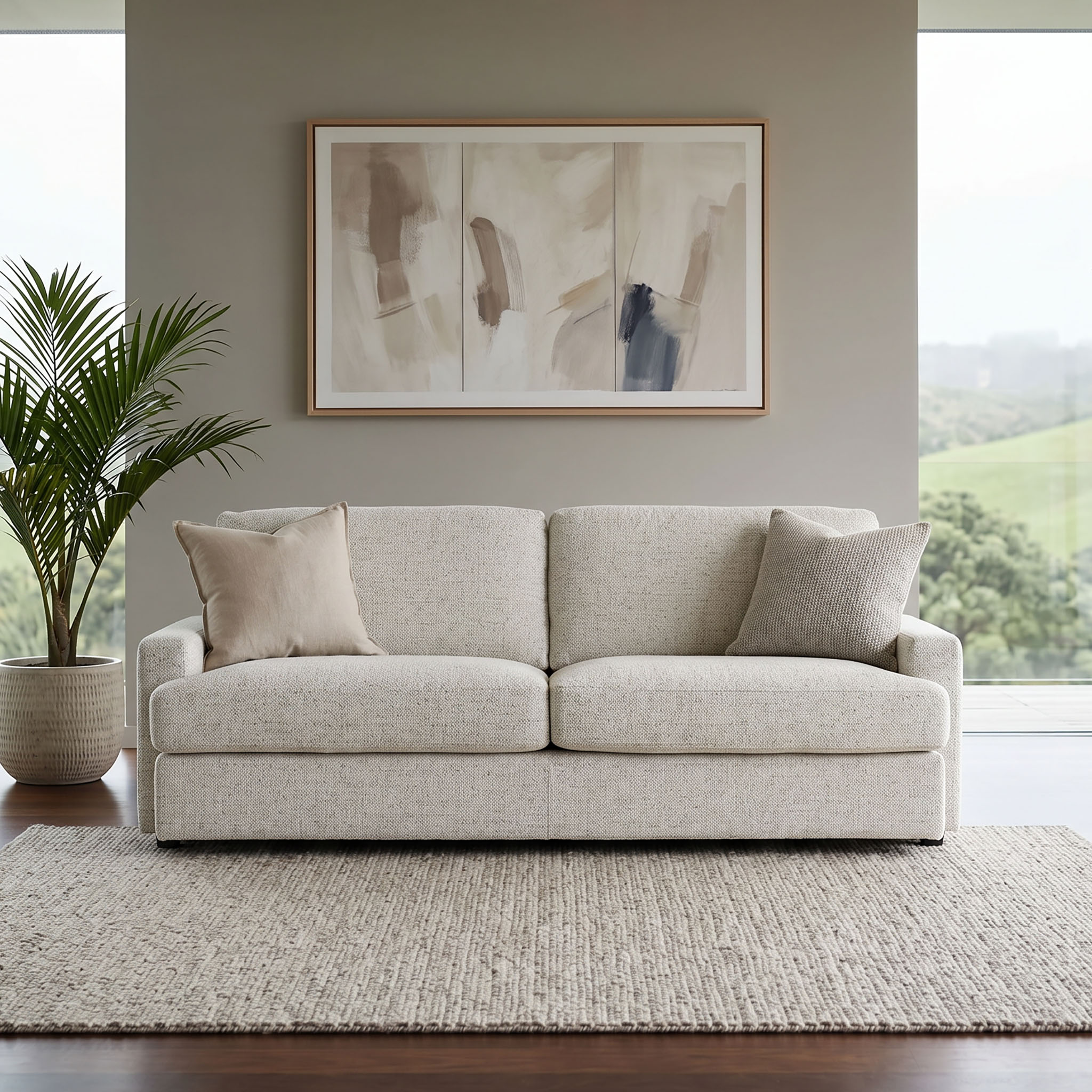 Aria 3 Seater Sofa, Ash