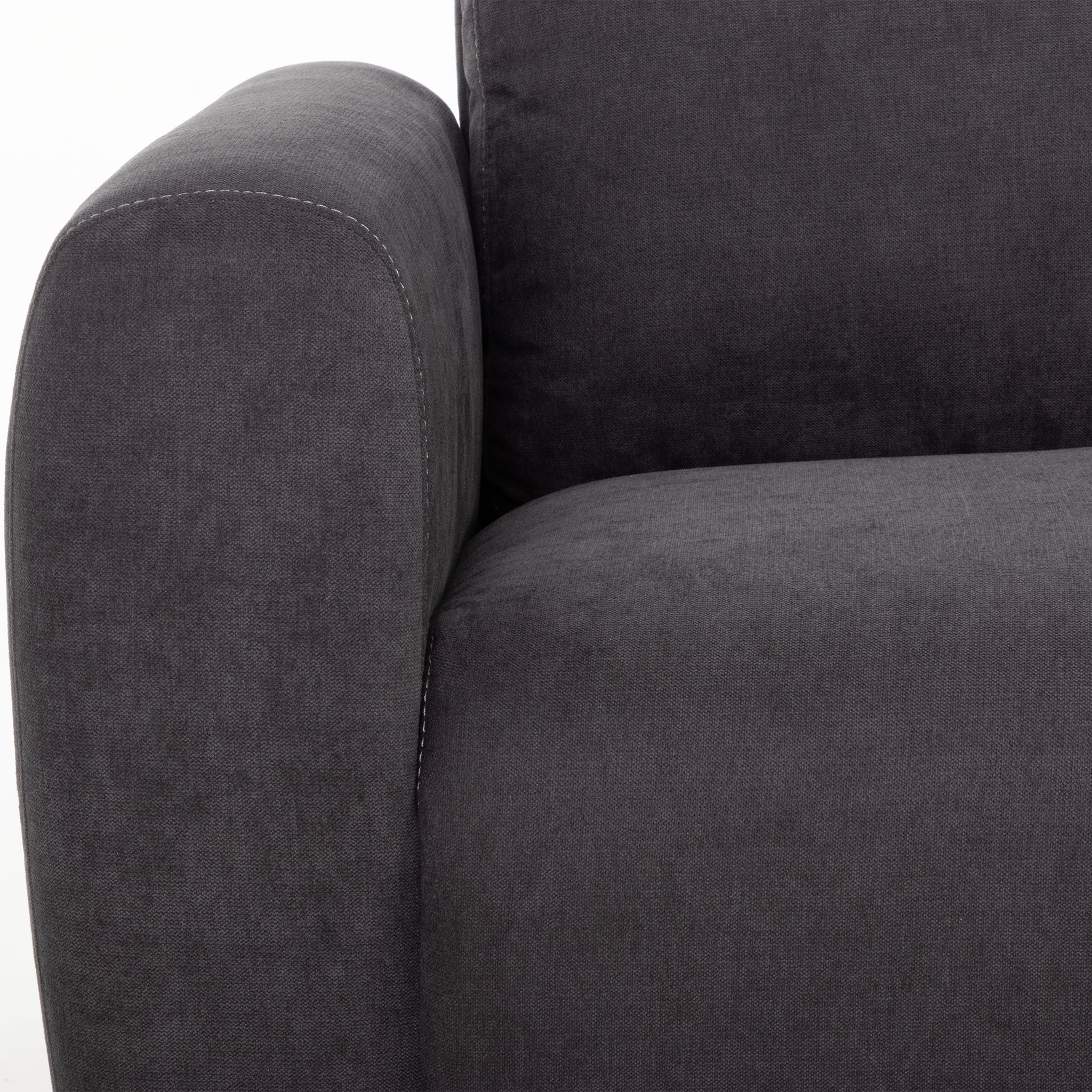 Paloma 2 Seater Sofa, Charcoal