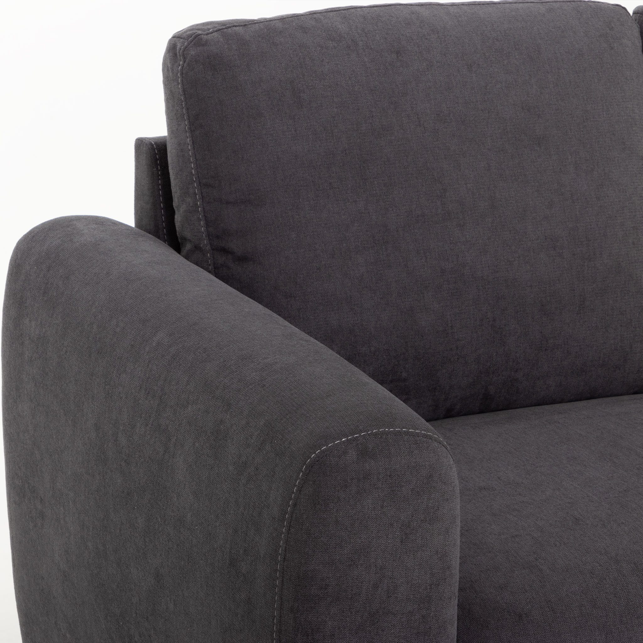 Paloma 2 Seater Sofa, Charcoal