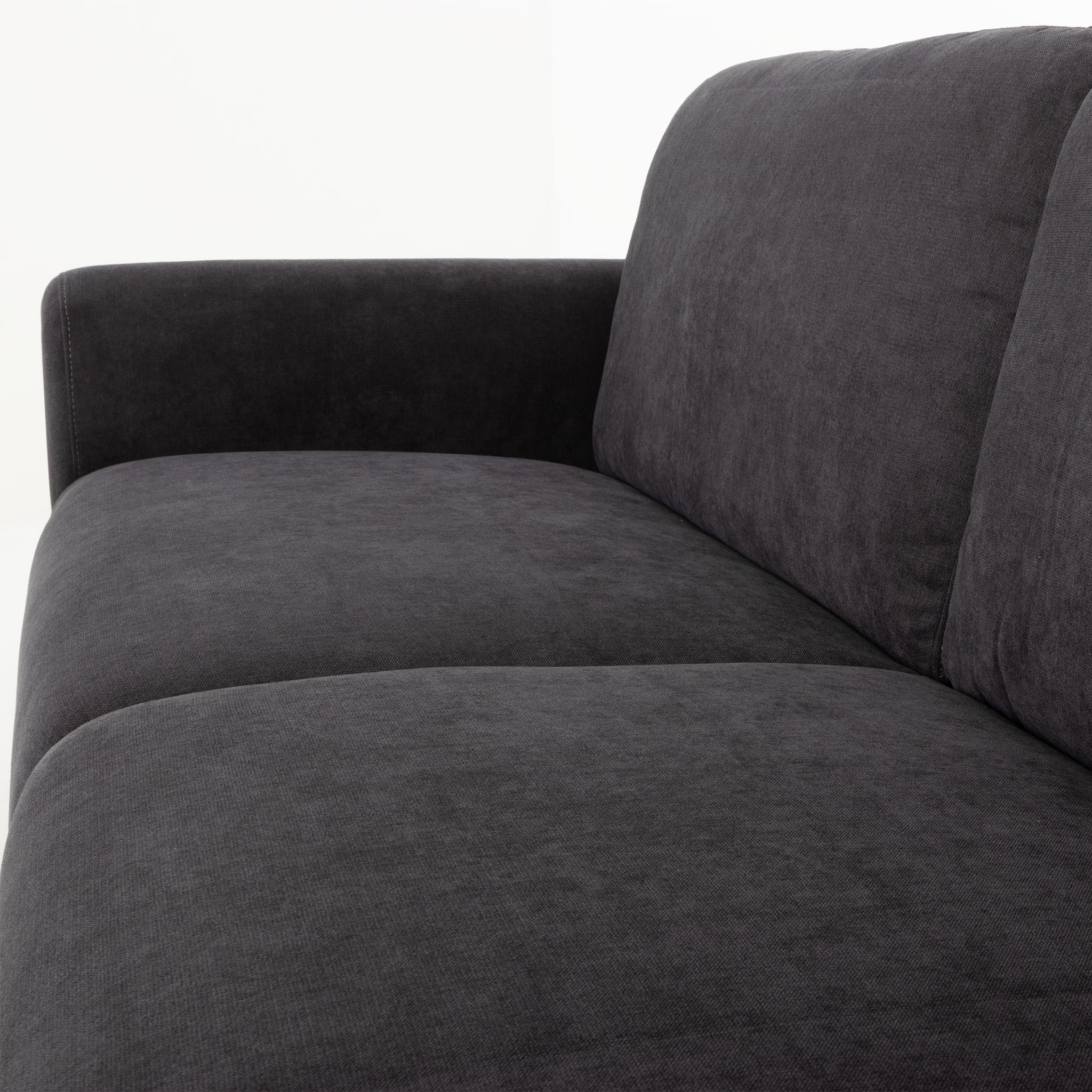 Paloma 3 Seater Sofa, Charcoal