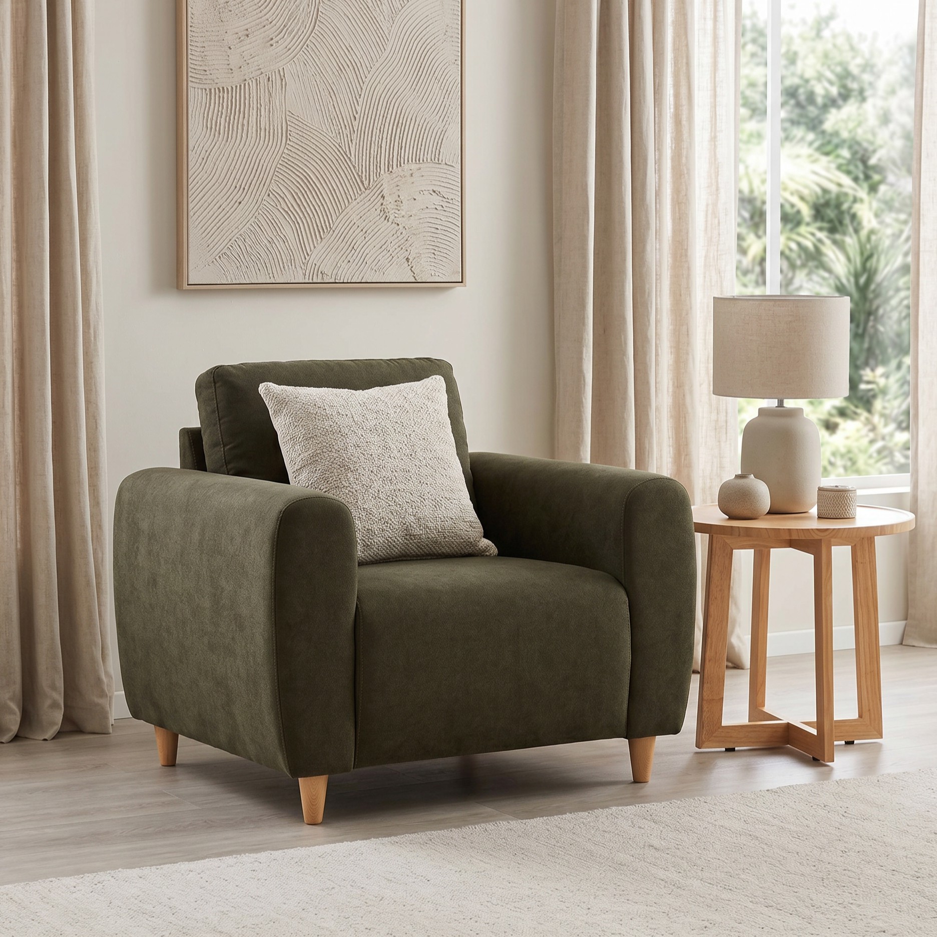 Paloma Armchair, Green
