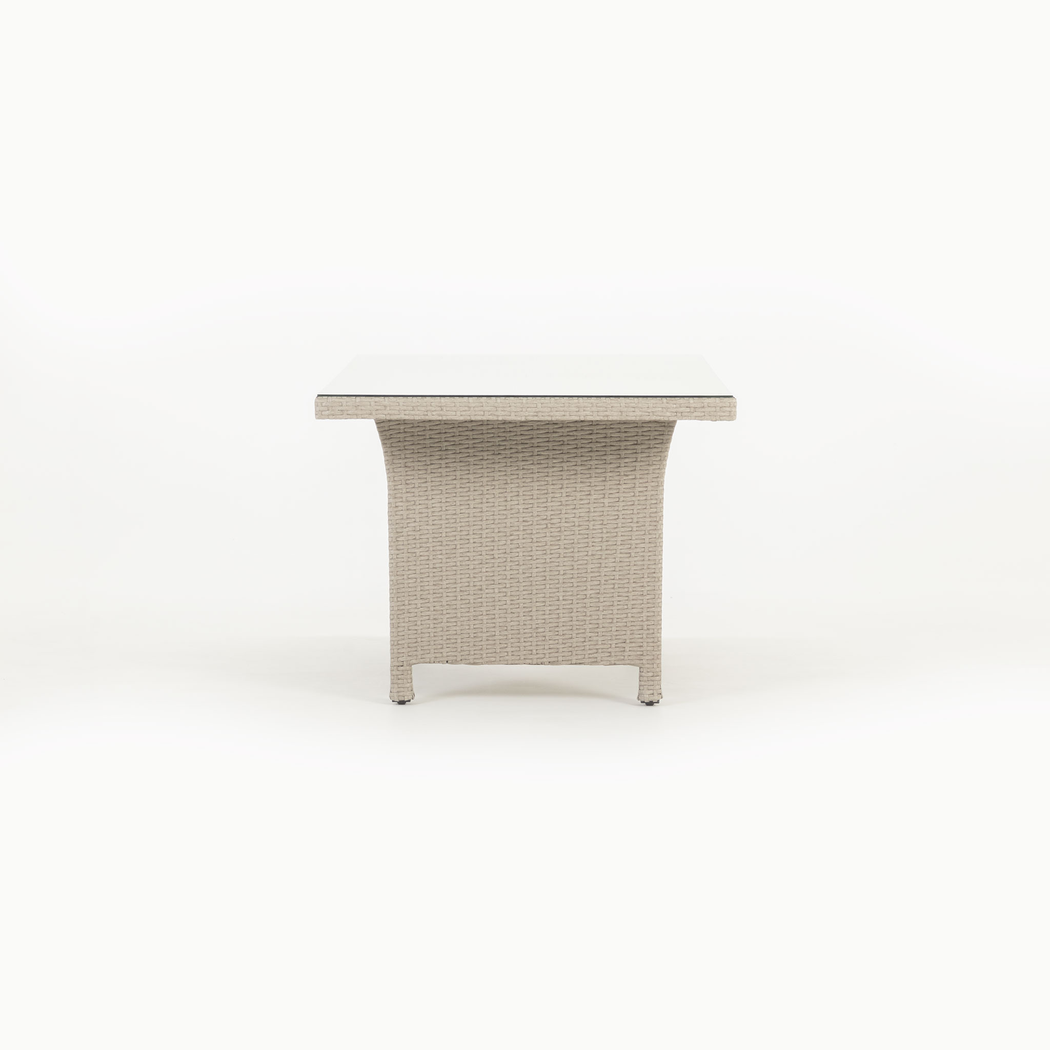Sentosa Outdoor 6 Piece Lounge/Low Dining Set, Light Grey