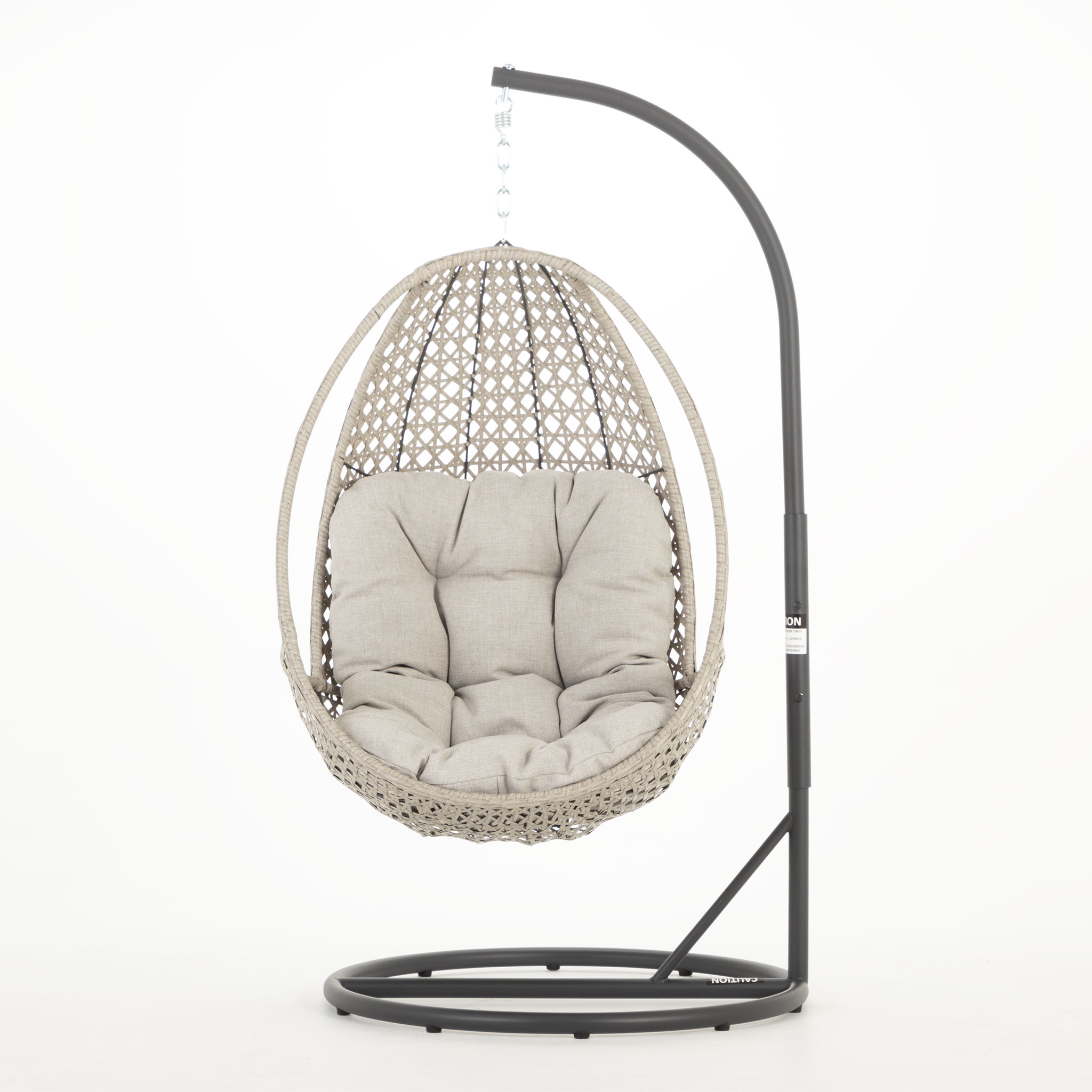 Sentosa Outdoor Egg Chair, Light Grey