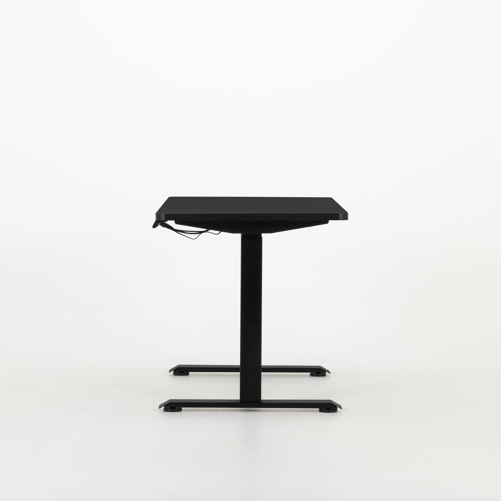 Triton Dual Motor Electric Height Adjustable Desk, Black