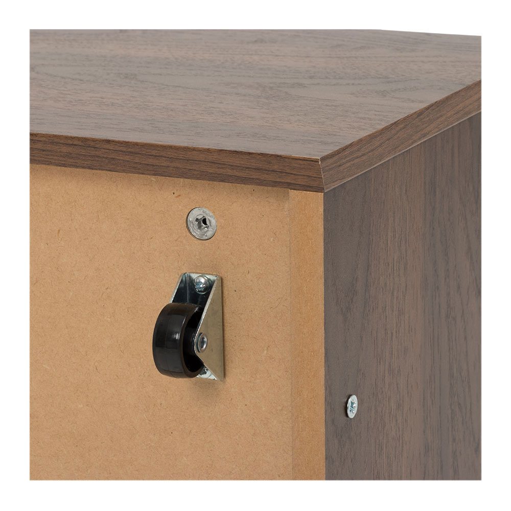 Skov Under Bed Storage, Teak Finish