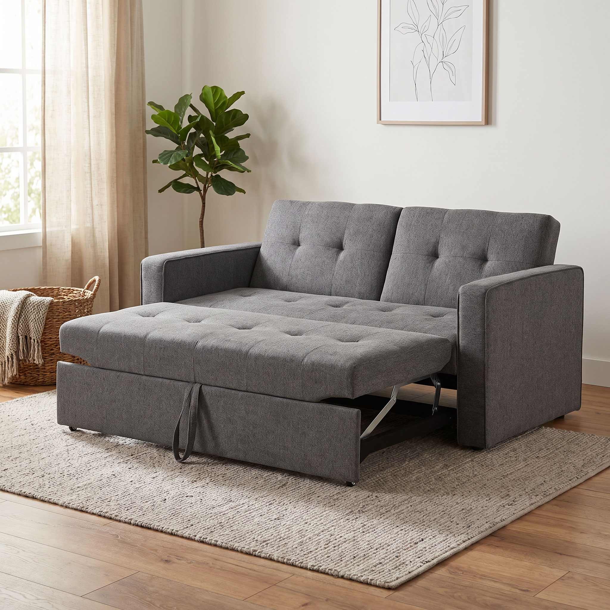 Harrison Sofa Bed, Dark Grey