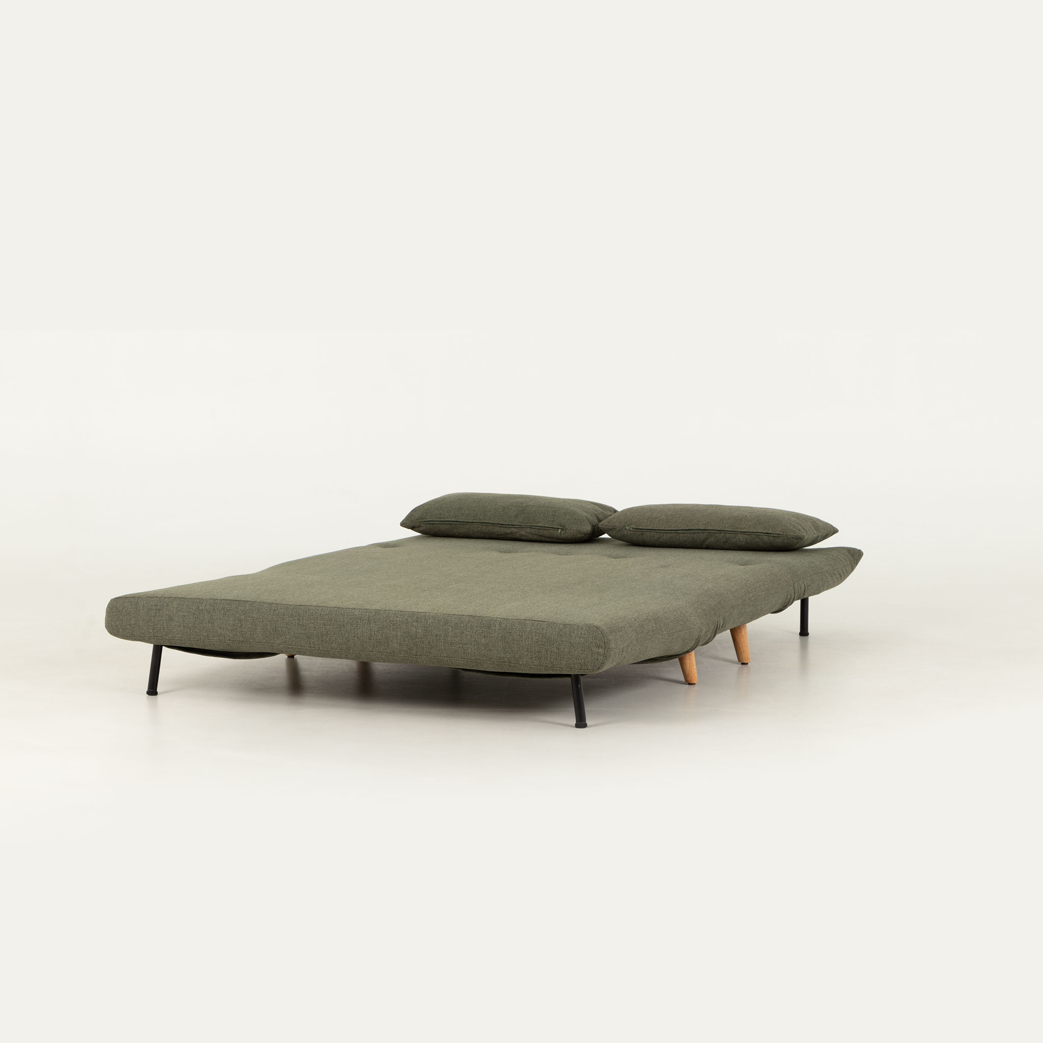 Max 2 Seater Sofa Bed, Green