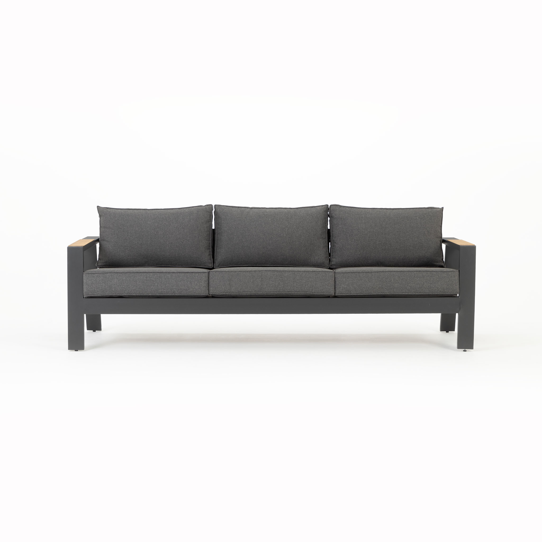 Palamea Outdoor 3 Seater, Gunmetal