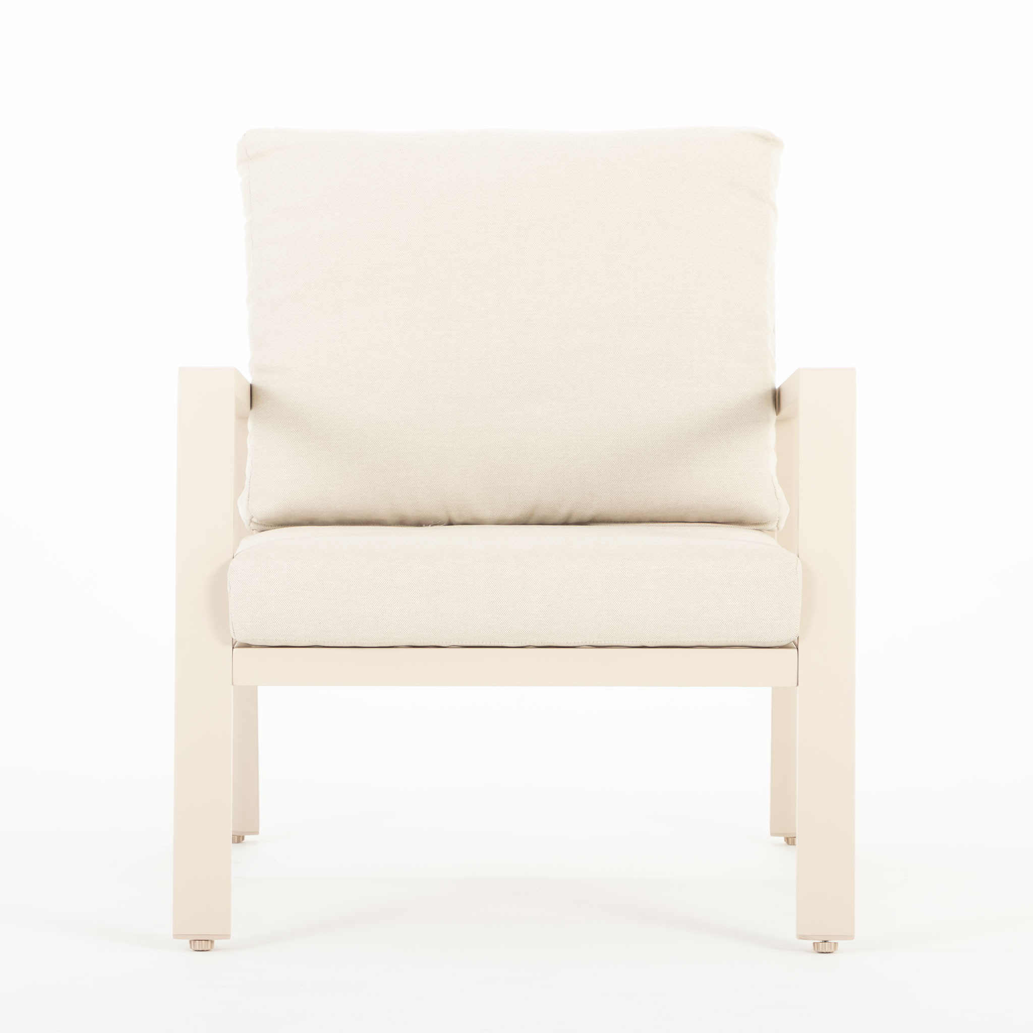 Porto 4 Piece Outdoor Lounge Set, Taupe