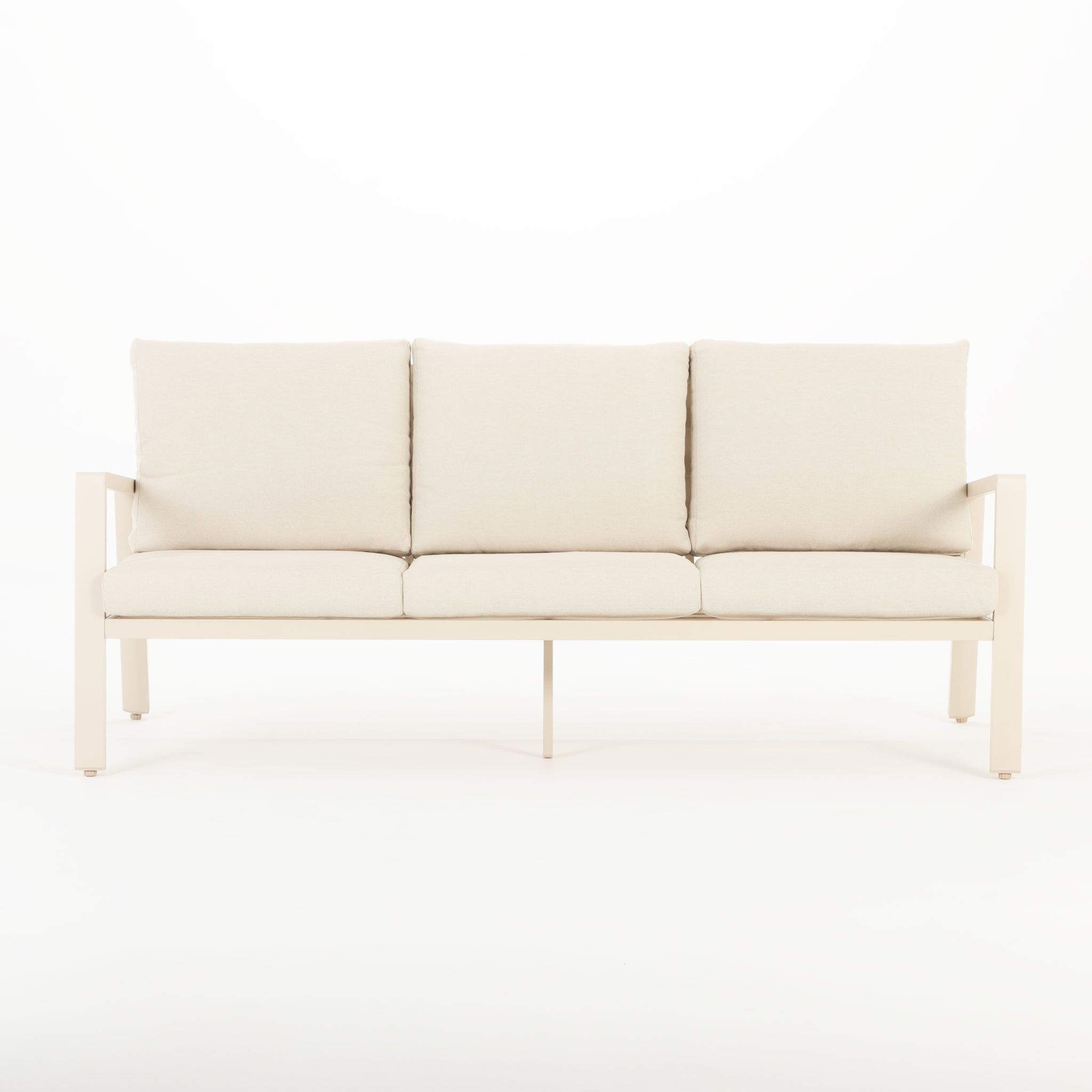 Porto 4 Piece Outdoor Lounge Set, Taupe
