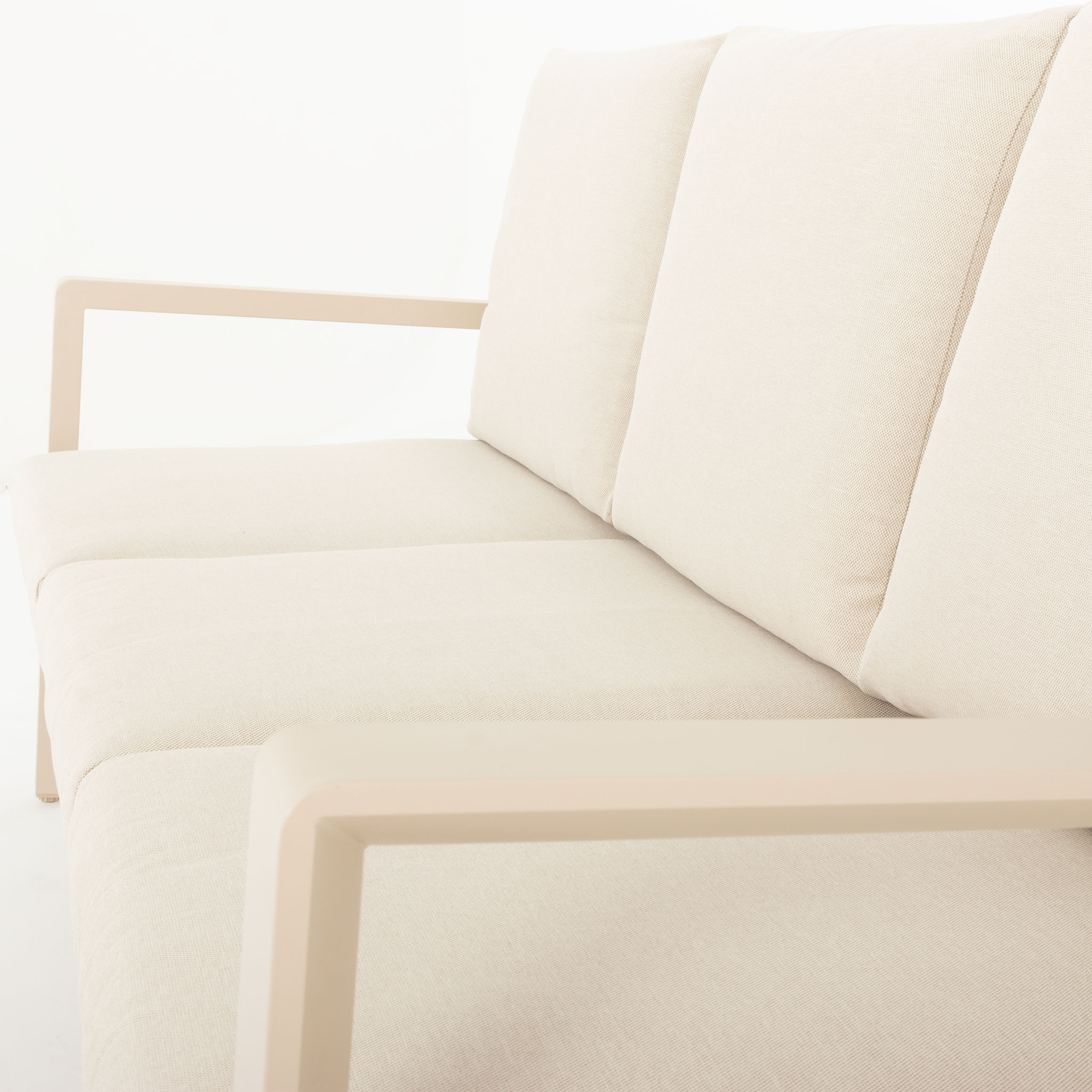 Porto 4 Piece Outdoor Lounge Set, Taupe