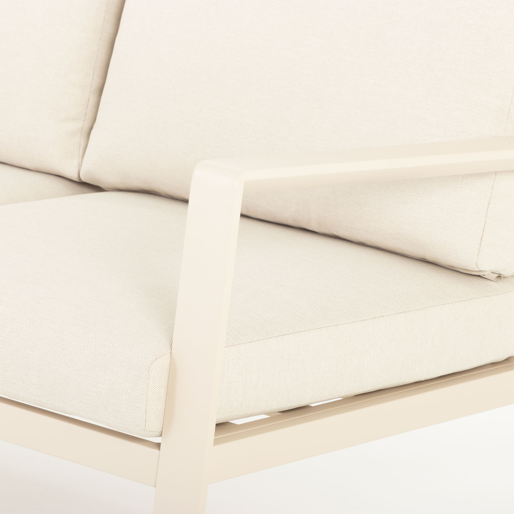 Porto 4 Piece Outdoor Lounge Set, Taupe
