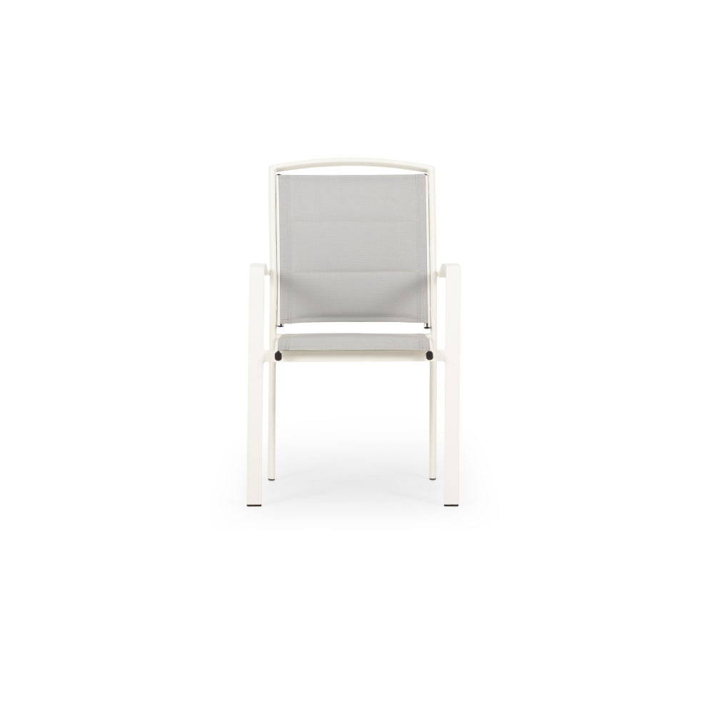Lisbon Outdoor Dining Chair, White