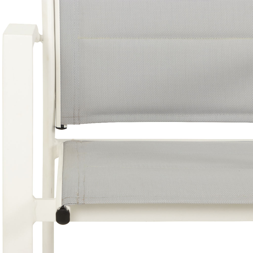 Lisbon Outdoor Dining Chair, White
