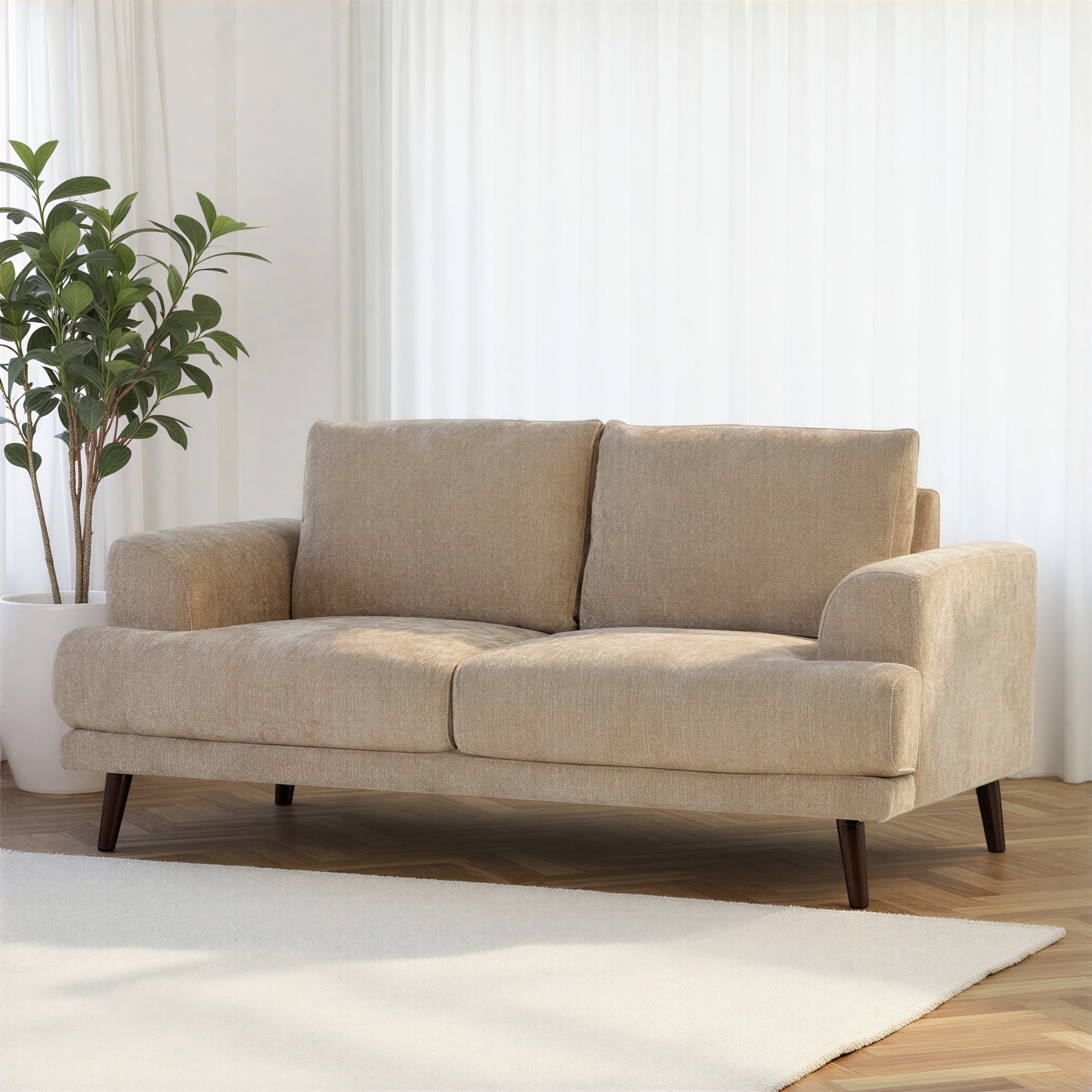 Cooper 2 Seater Sofa, Sand