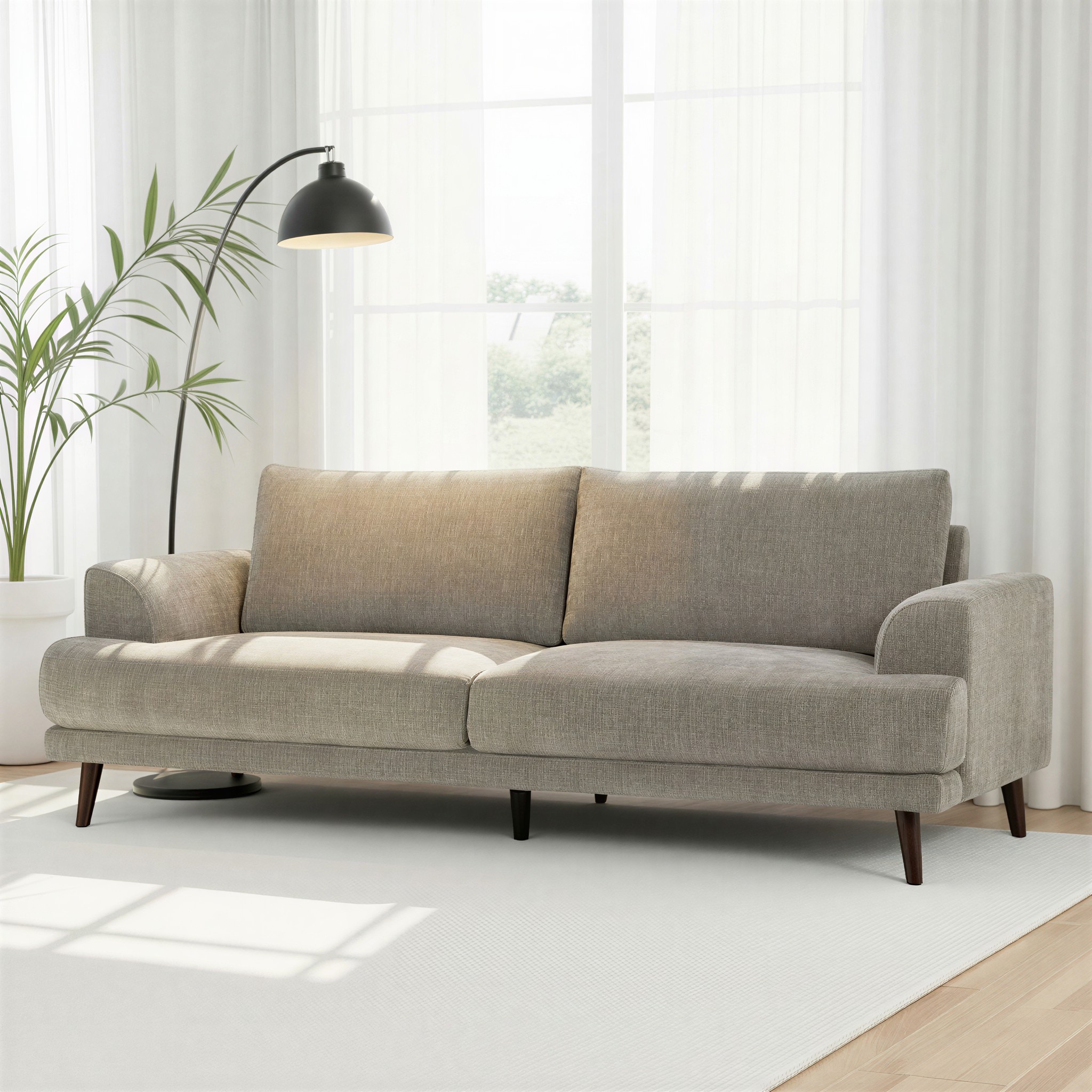 Cooper 3 Seater Sofa, Grey