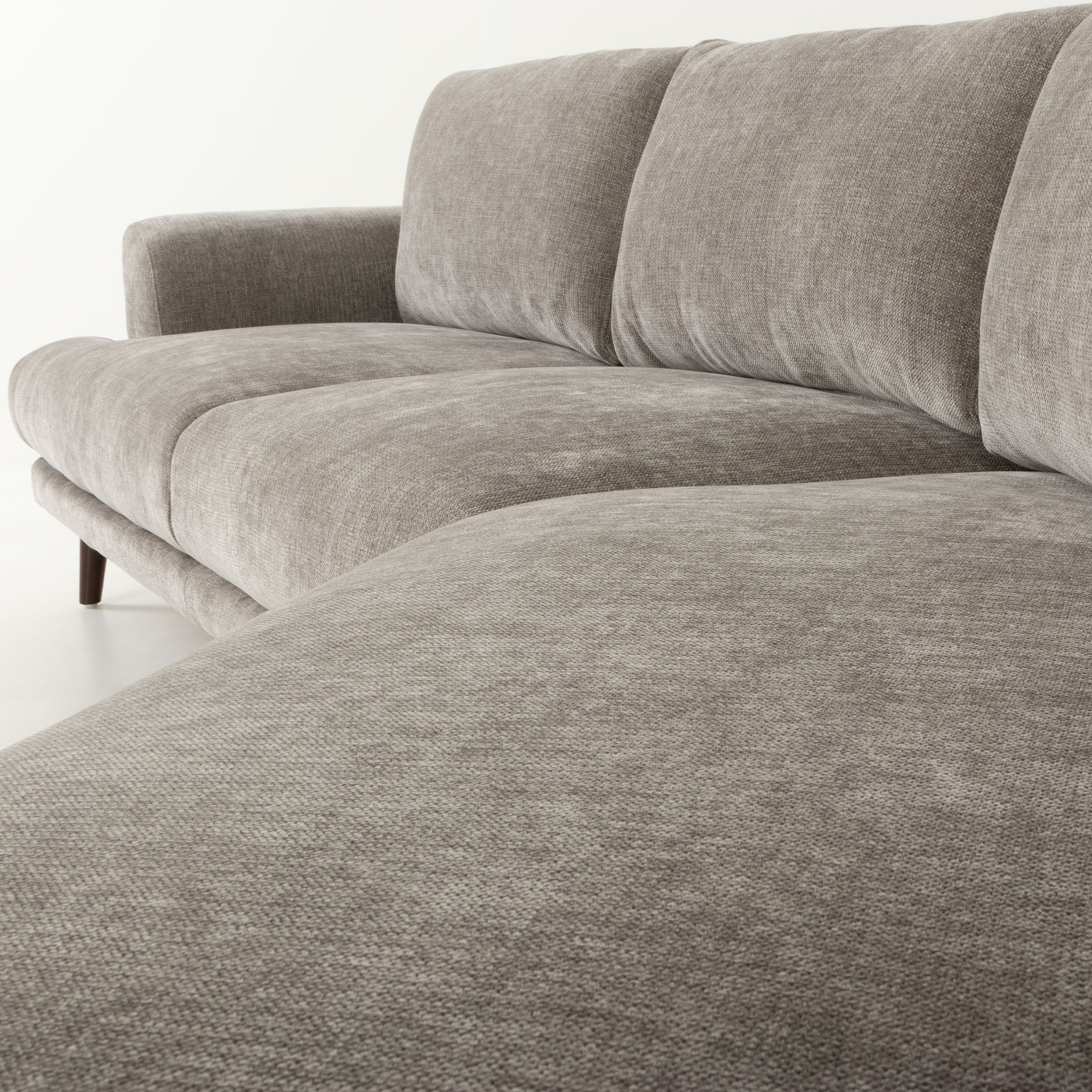 Cooper Angular Chaise, Grey