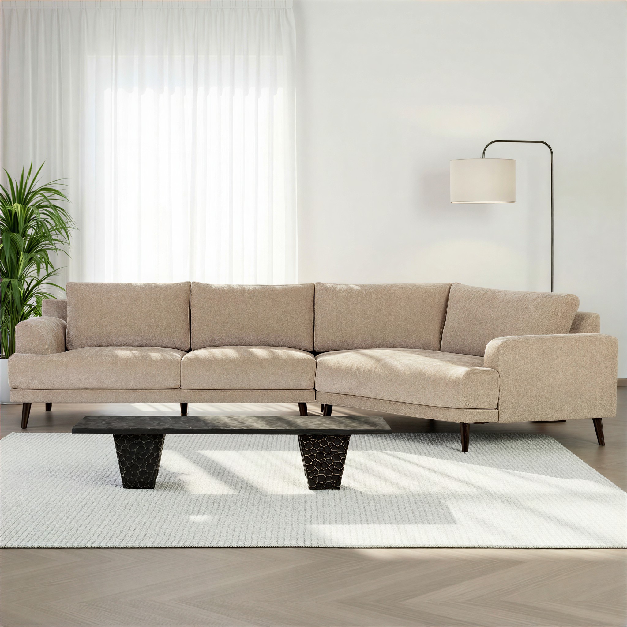 Cooper Angular Chaise, Sand