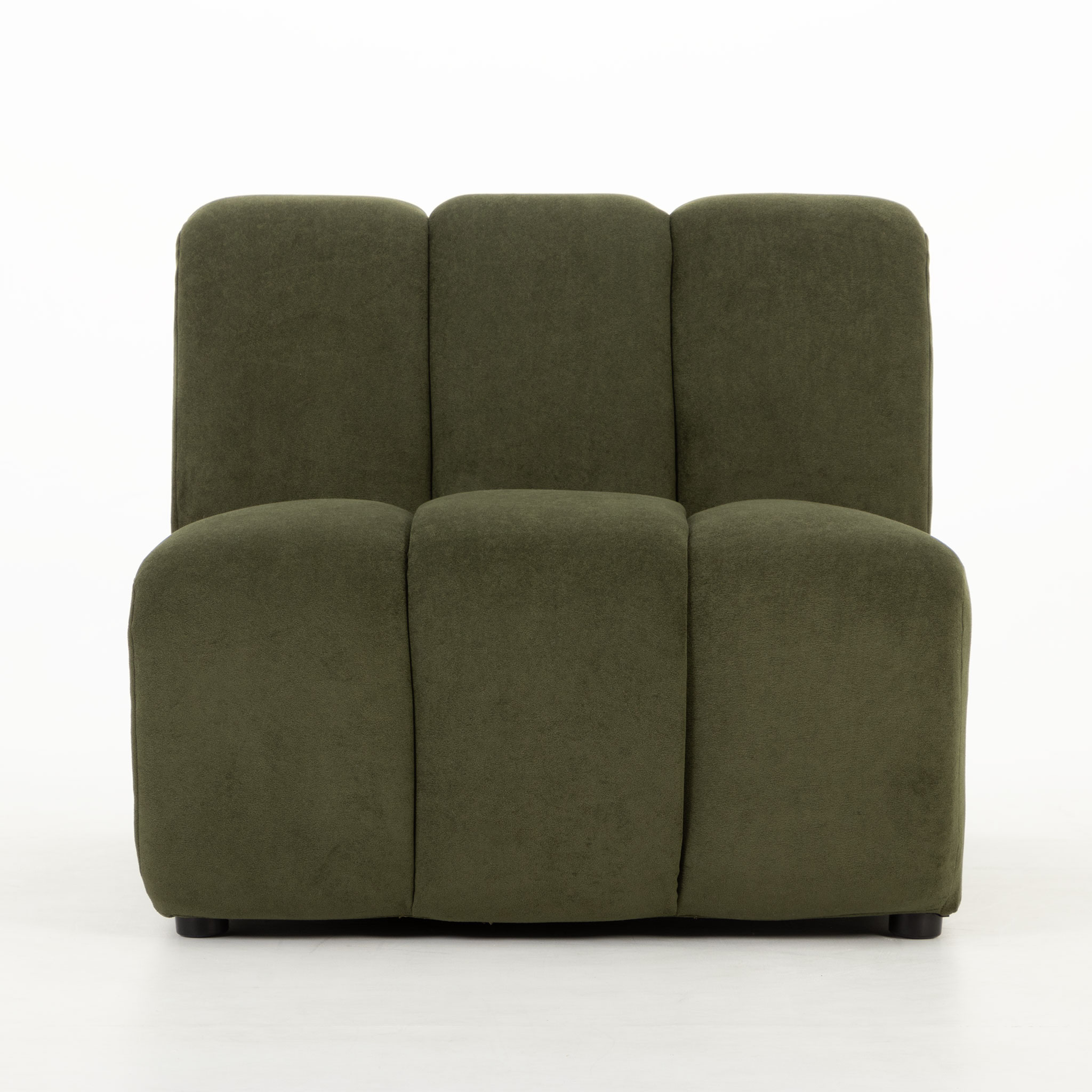 Bryden Modular 1.5 Armless Seater Sofa, Green