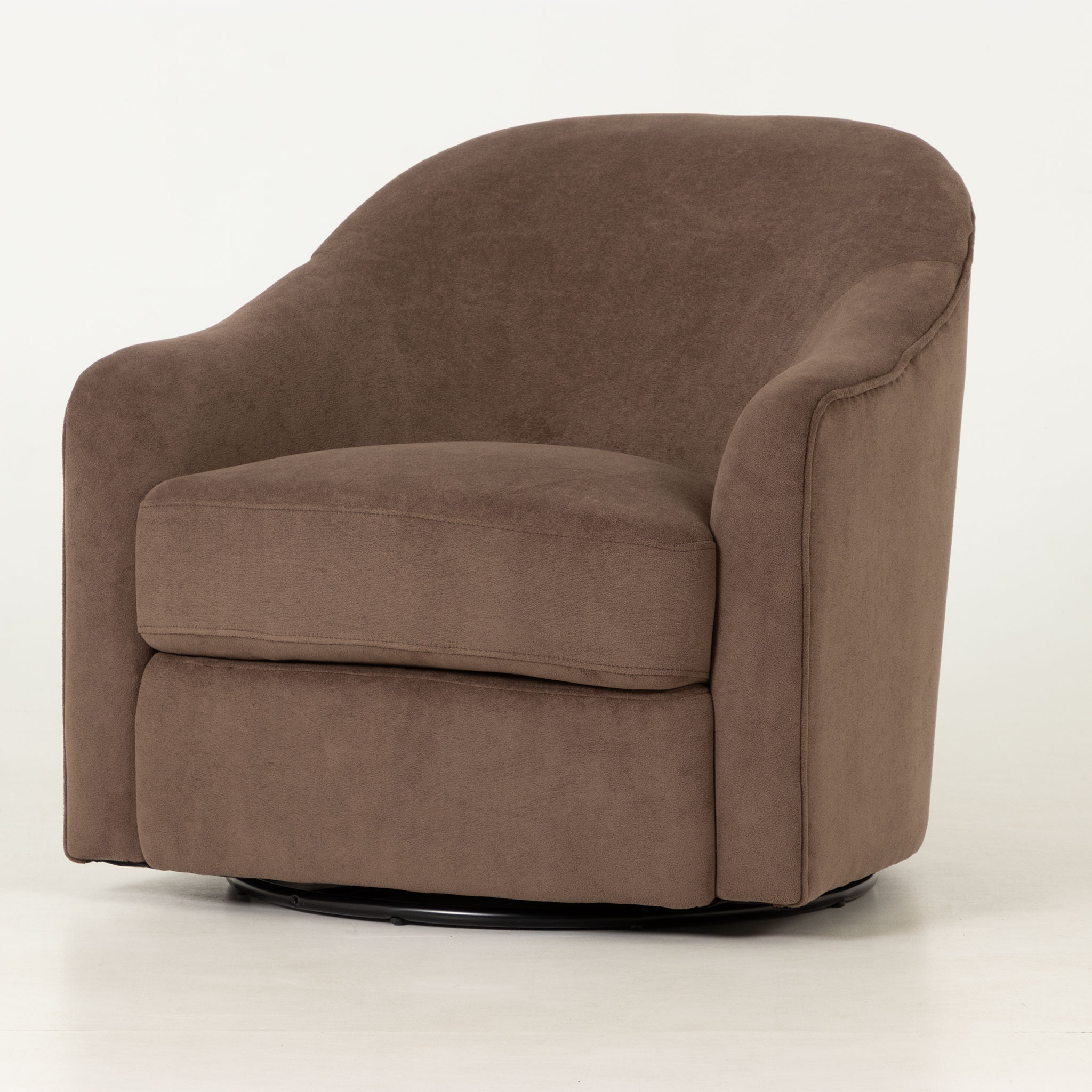 Andie Swivel Chair, Cocoa