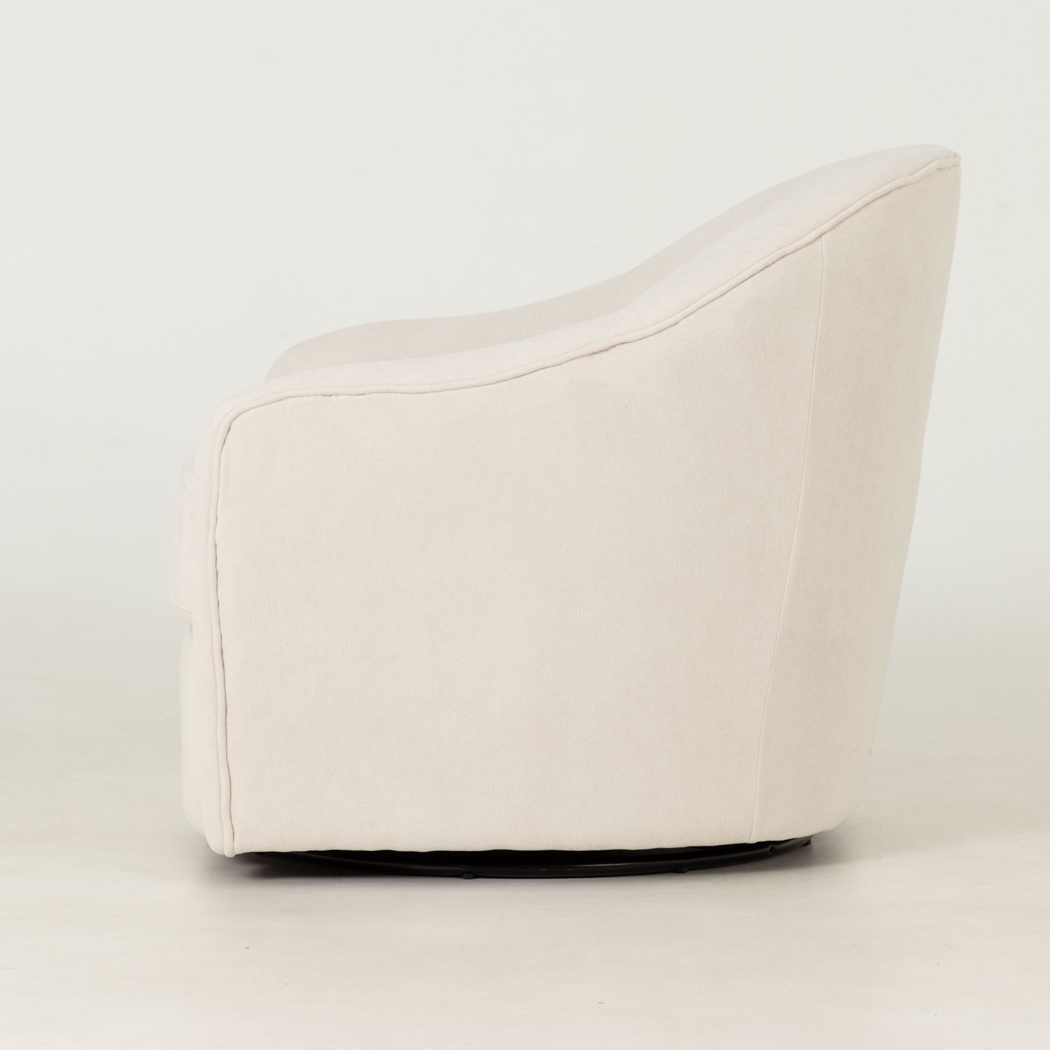 Andie Swivel Chair, Taupe