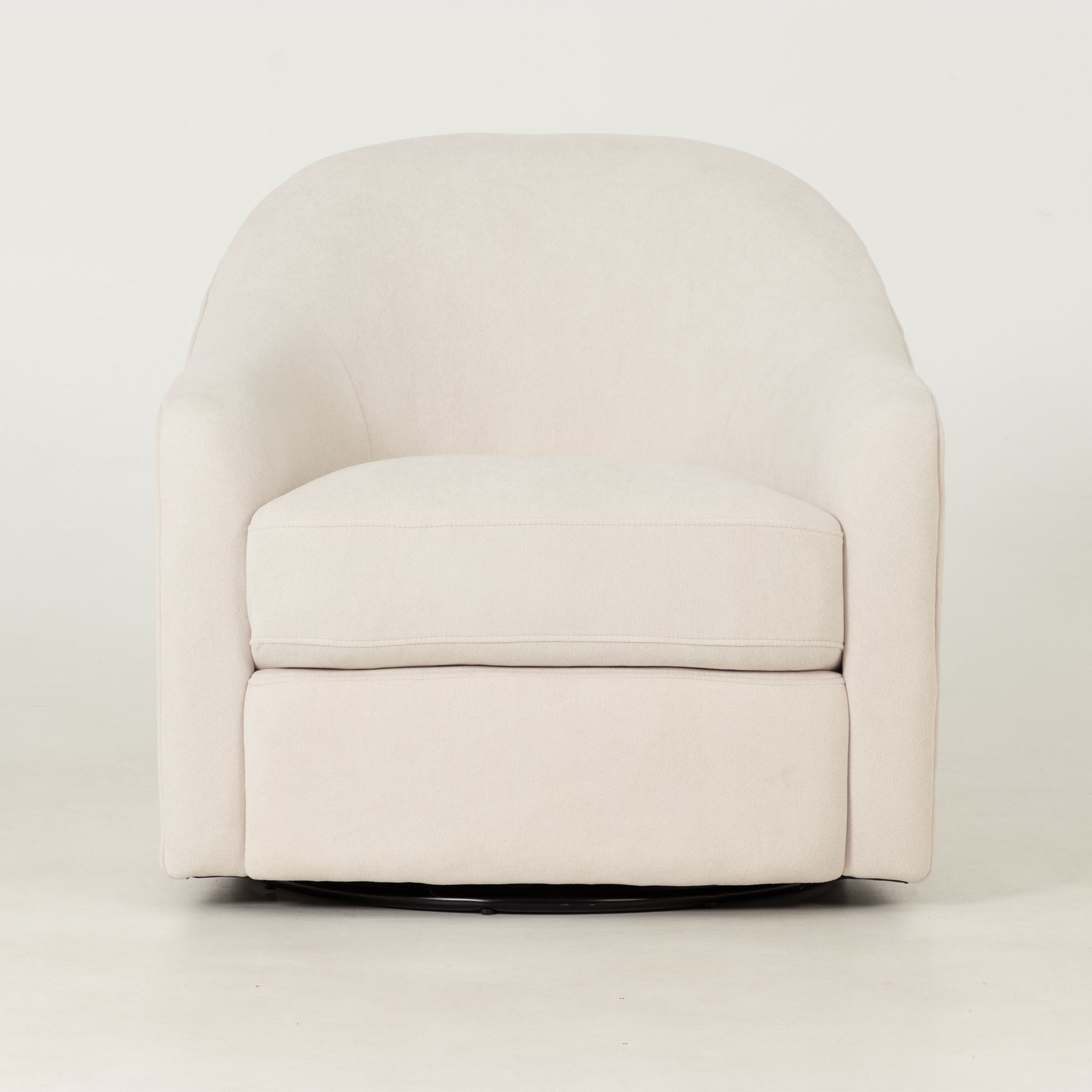 Andie Swivel Chair, Taupe
